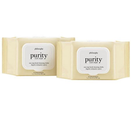 Philosophy Purity Made Simple One Step Facial Cleansing Cloths