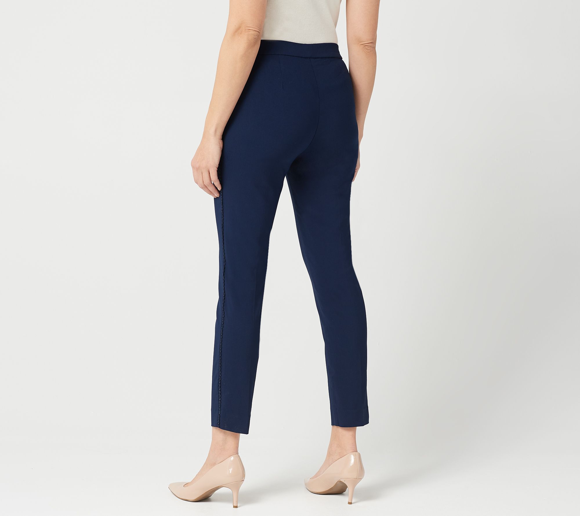 susan graver striped pants