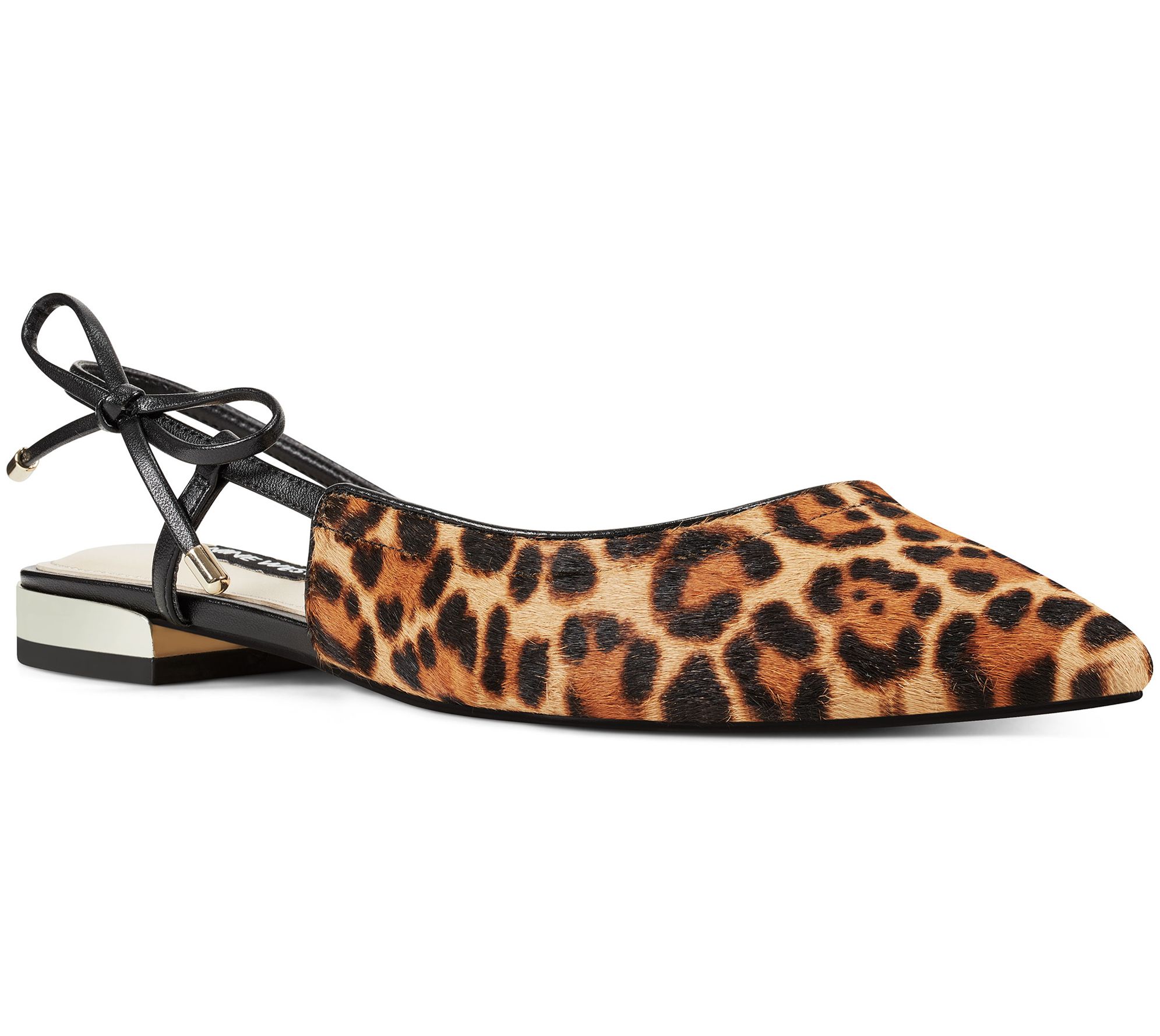nine west leopard flats