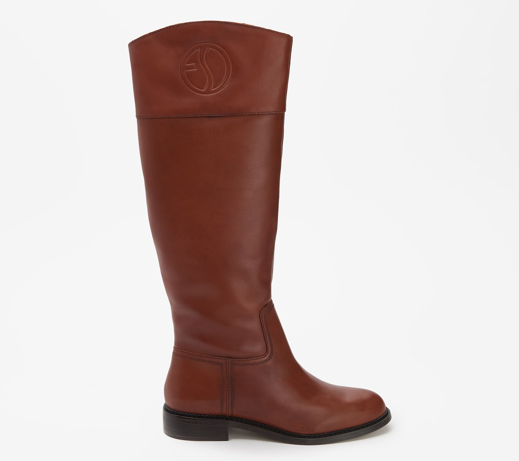 franco sarto leather tall shaft boots