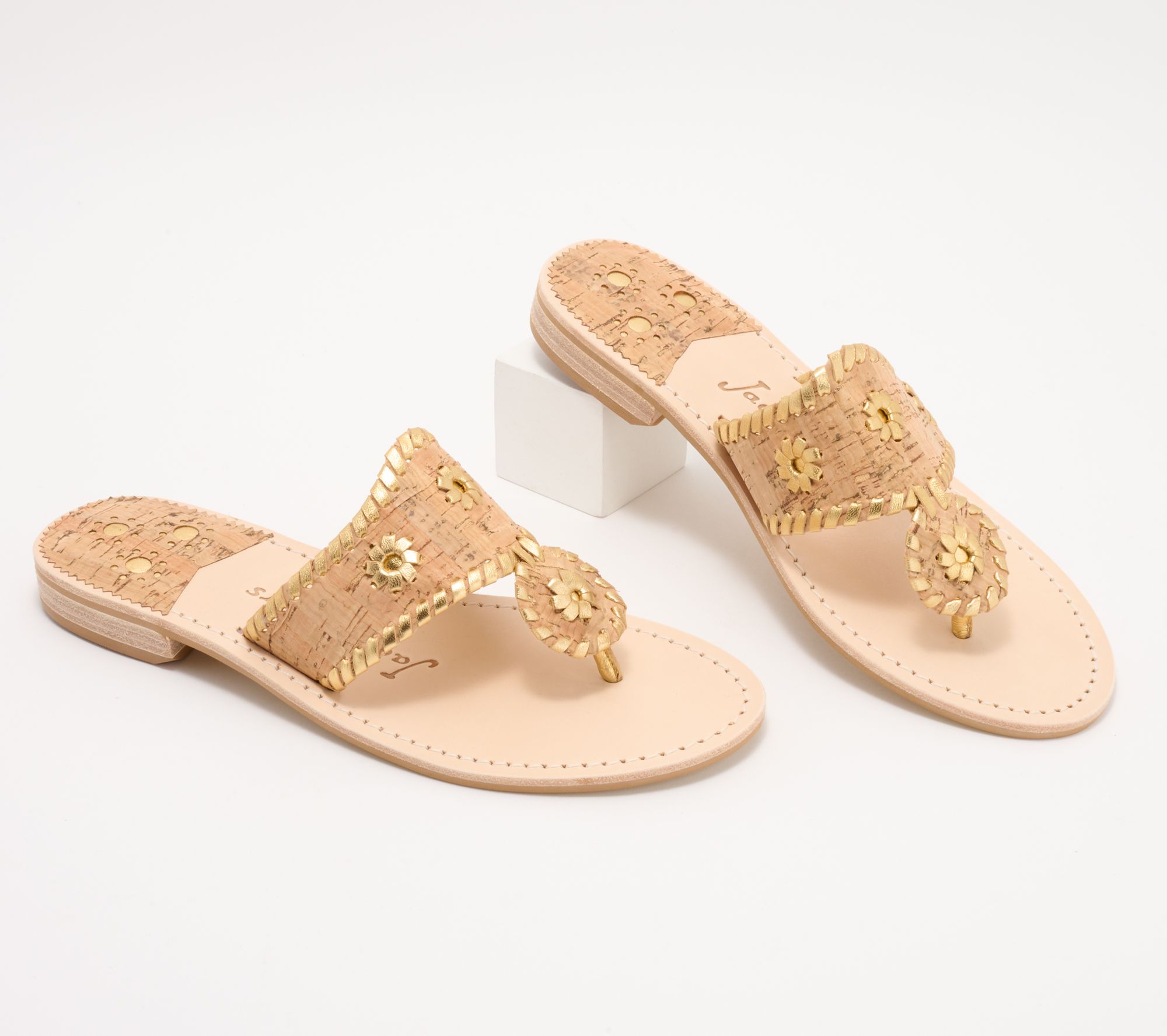 Jacks Rogers Classic Wide Footbed Flat Thong Sandals