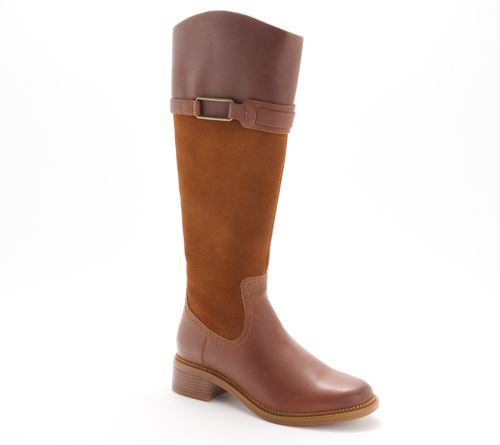 Botas Altas de Cuero Clarks Collection