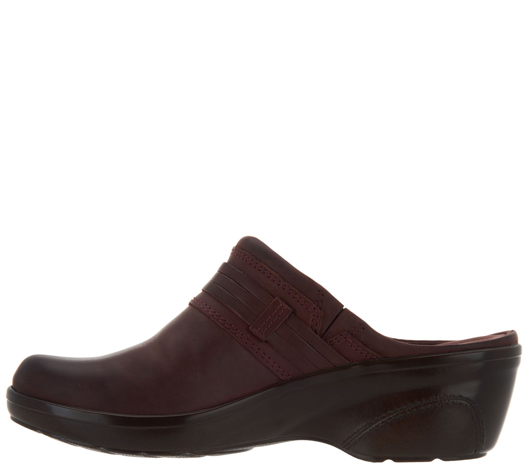 qvc clarks clogs