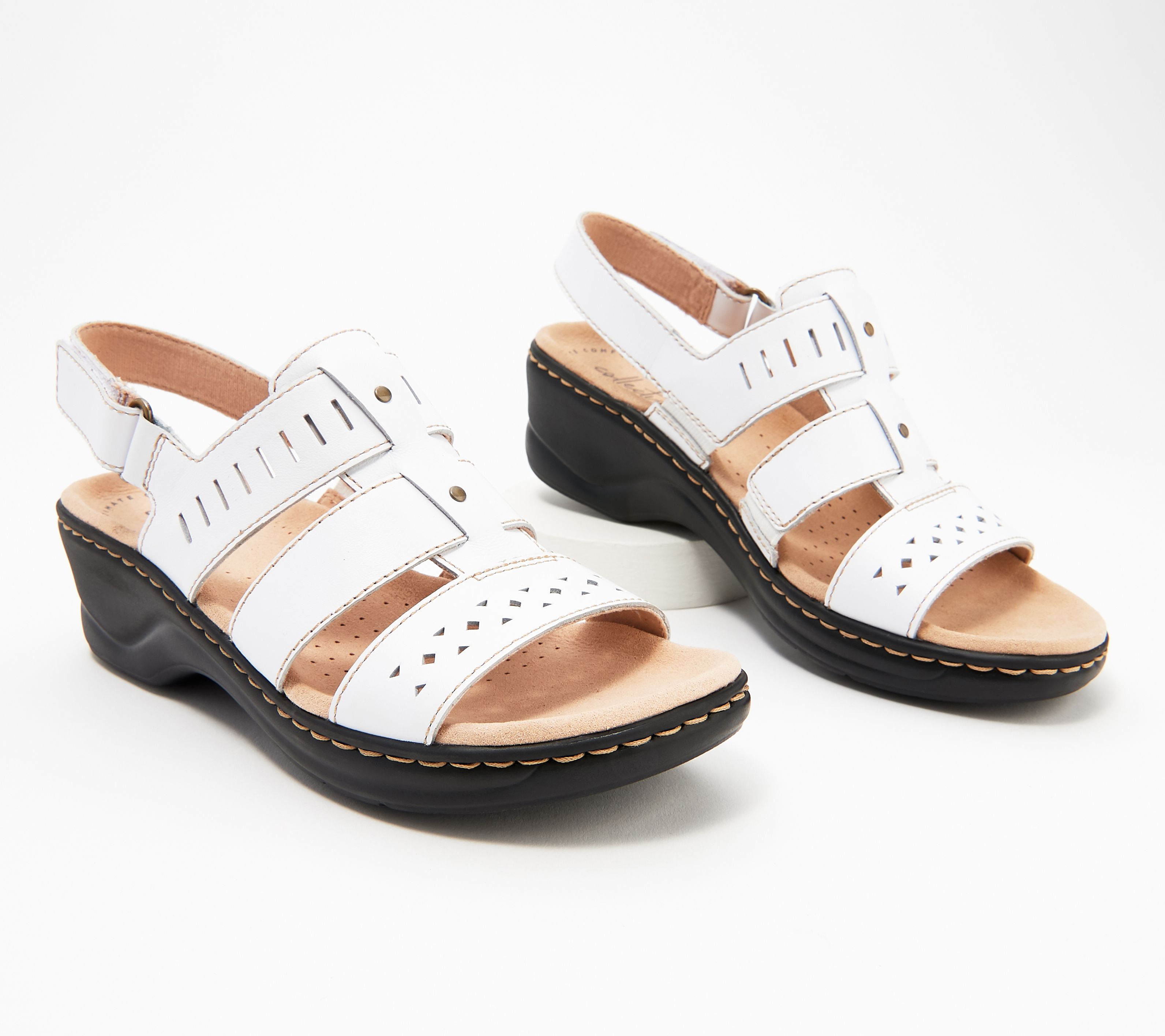qvc clarks sandals clearance