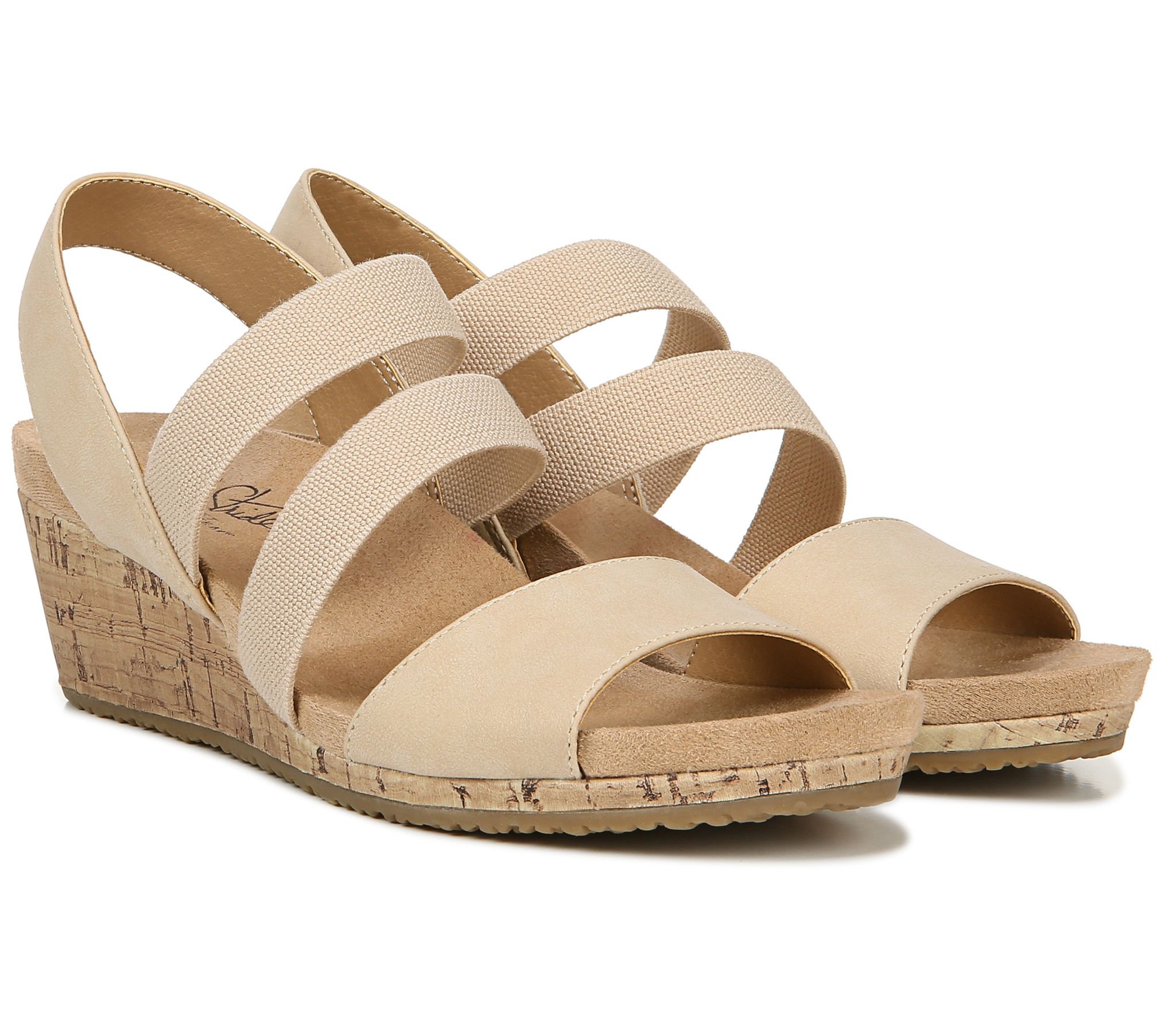 marina luna comfort wedge sandals