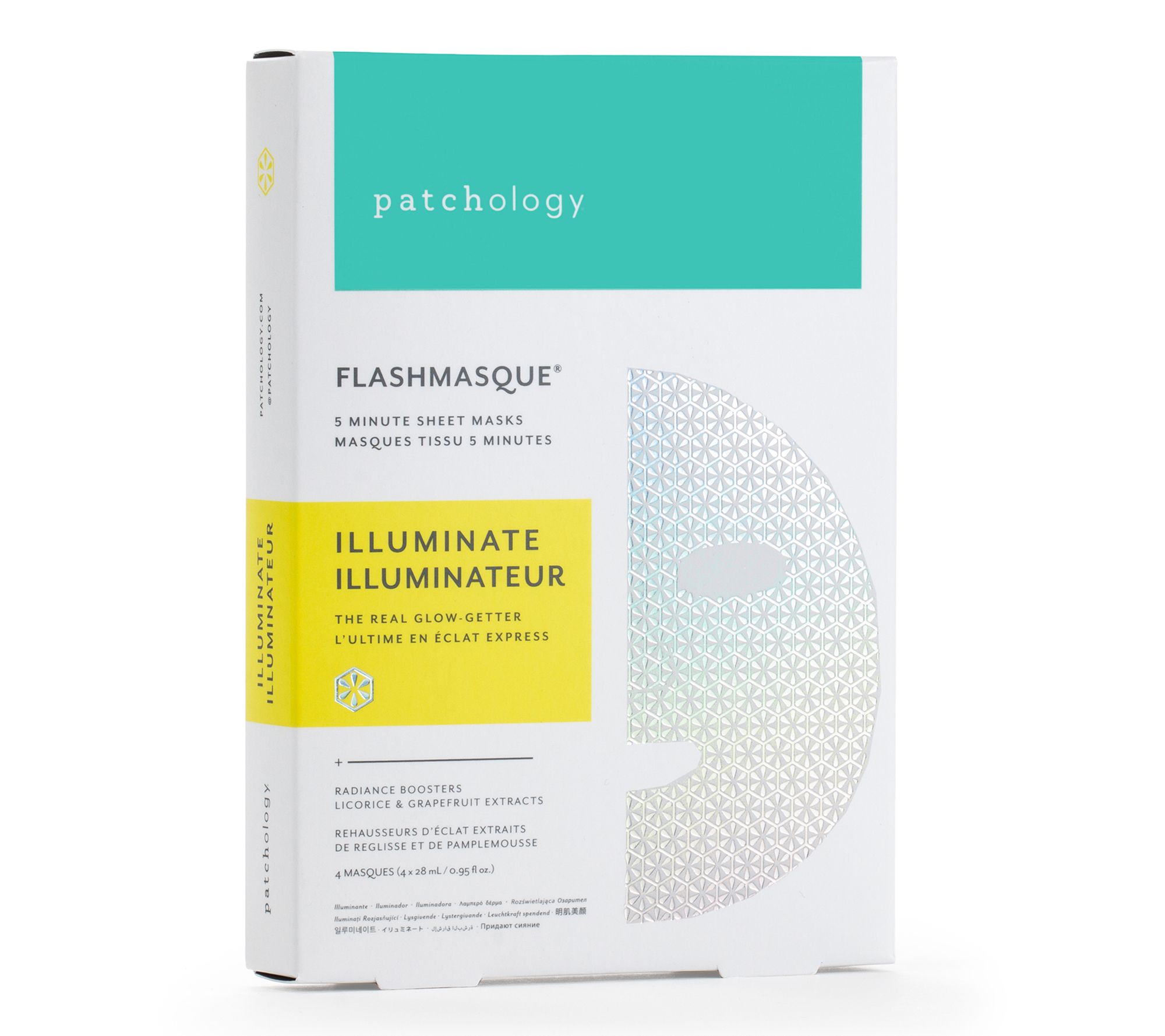 Patchology FlashMasque Illuminate - 4 Pack