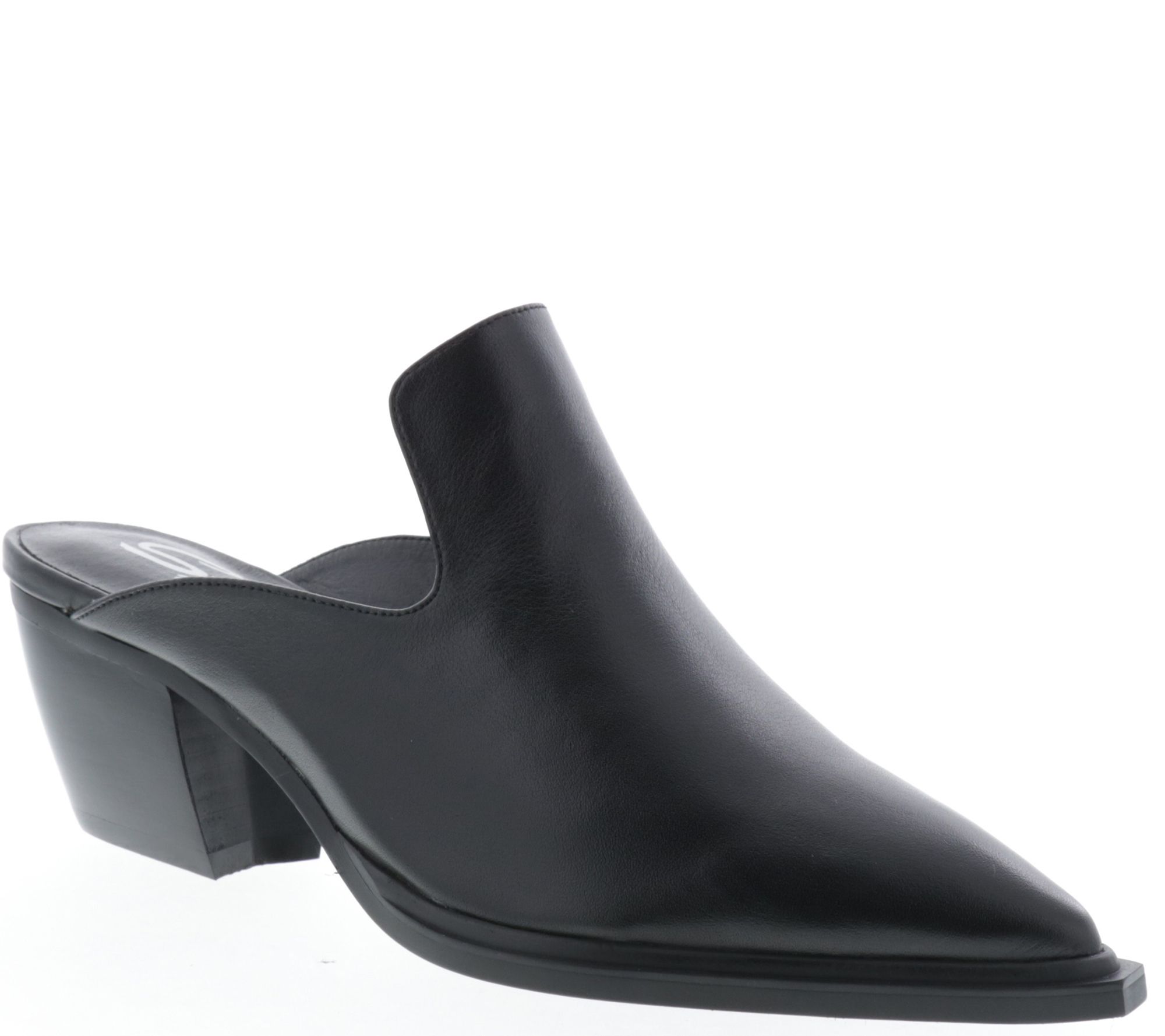 slip on pointed toe mules