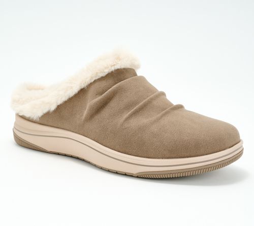 Zuecos de Piel con Pelo Sintético Clarks Cloudsteppers - Breeze
