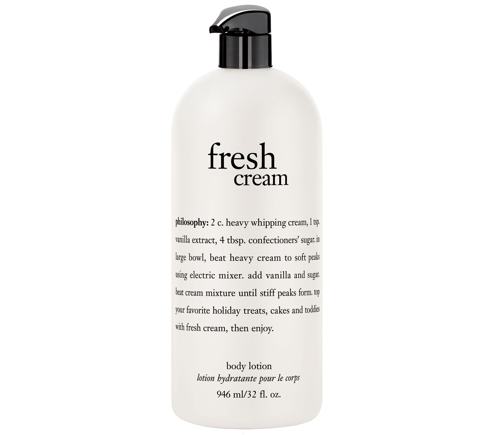 philosophy fresh cream body lotion, 32 oz - Page 1 — QVC.com