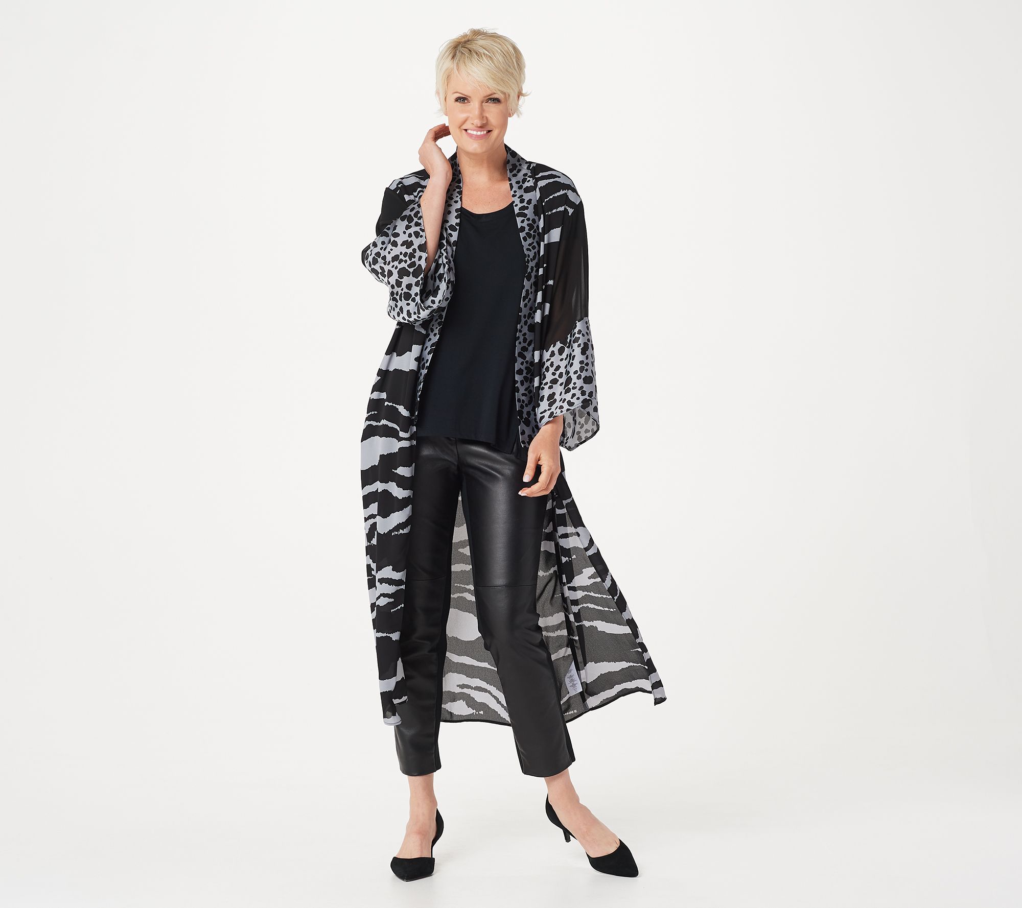 dressy duster cardigan