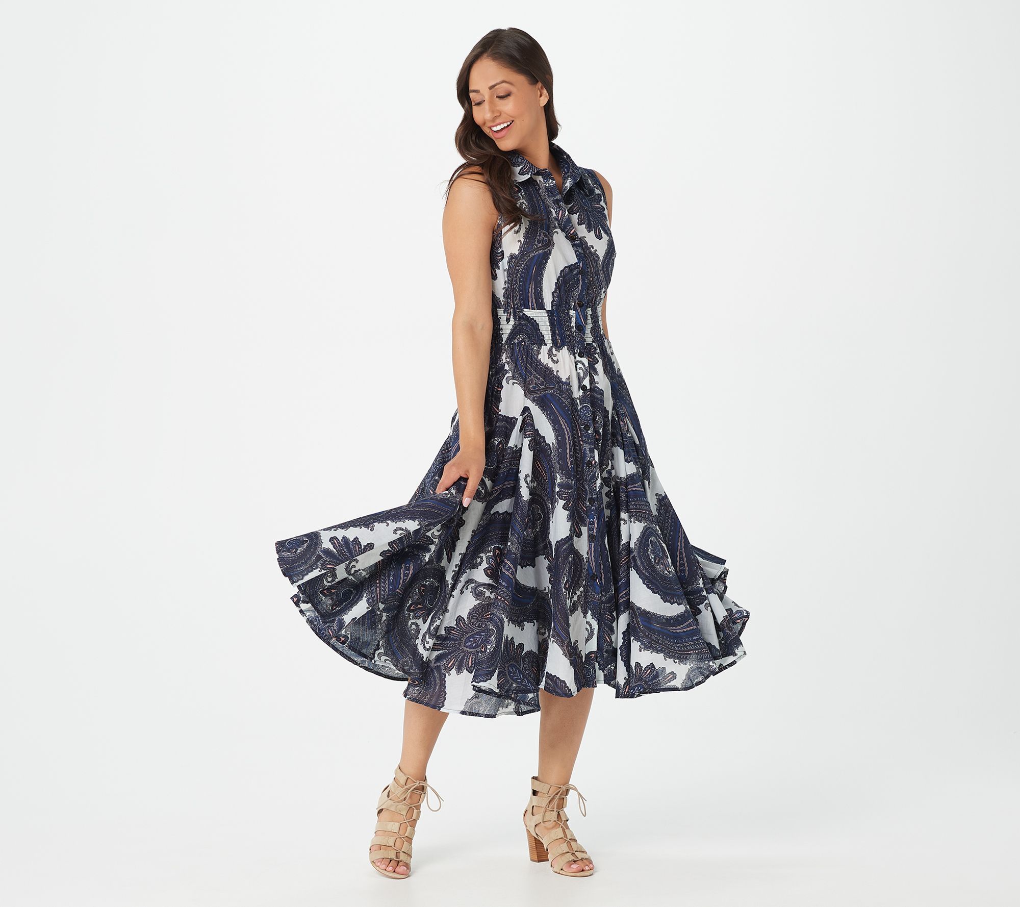 qvc midi dresses