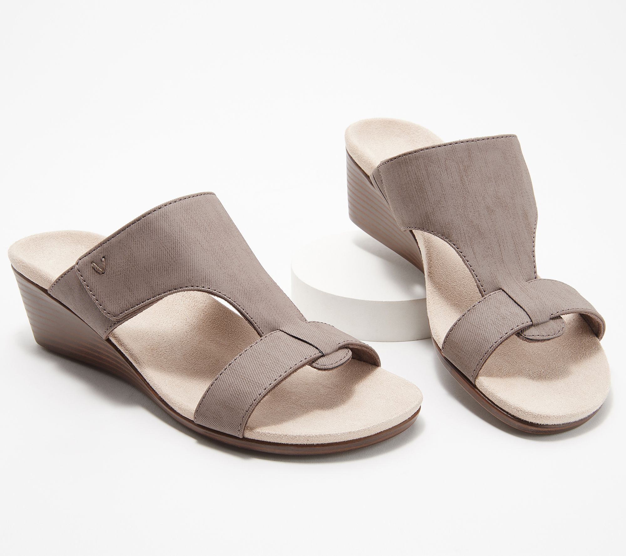 qvc vionic wedge sandals