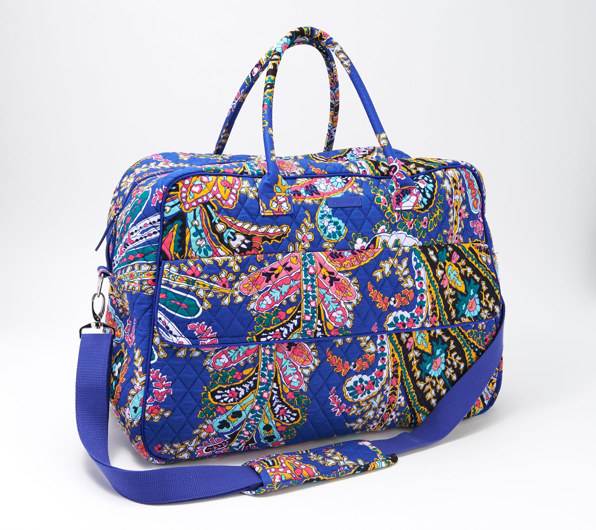 vera bradley signature print grand traveler travel bag