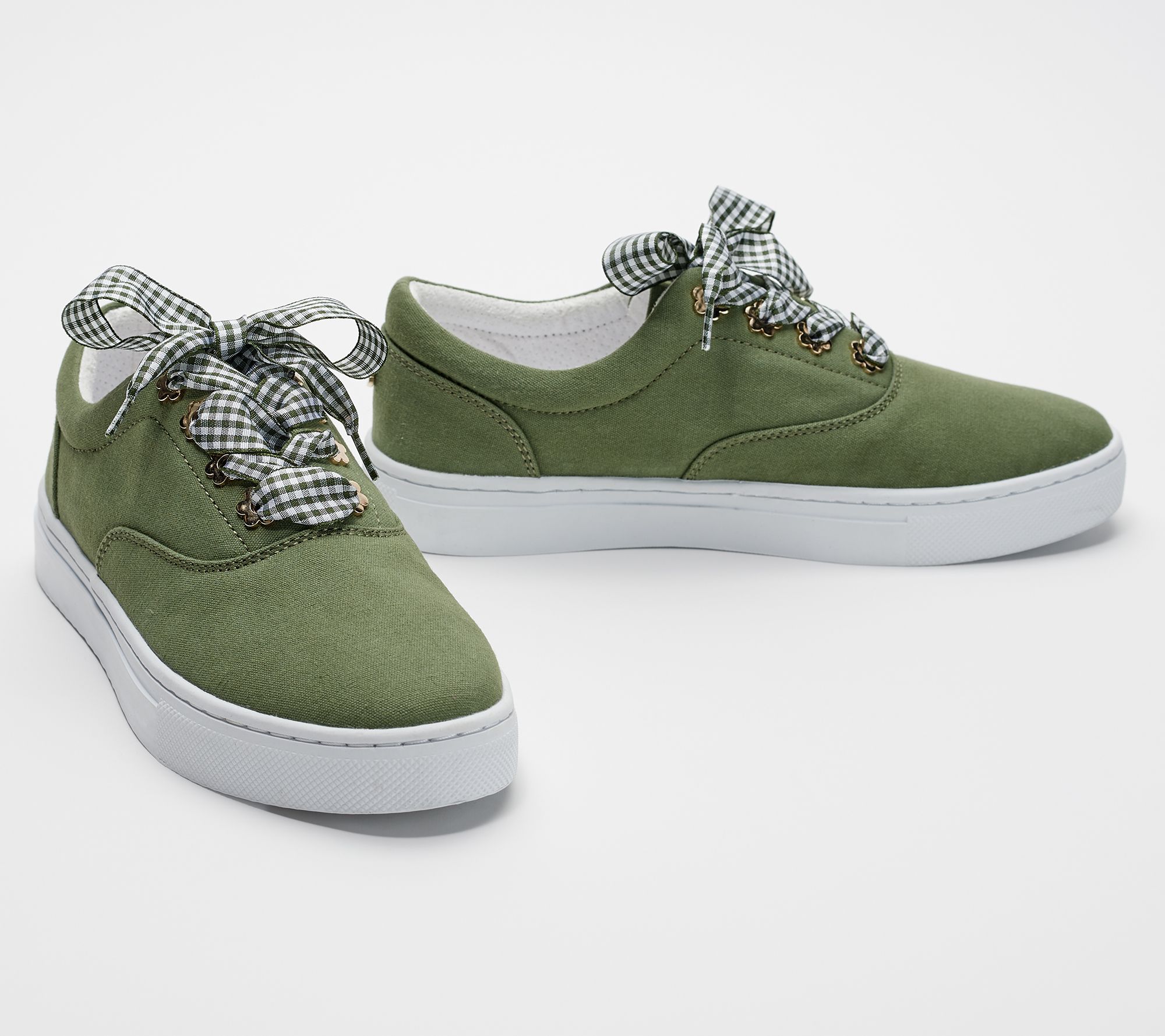 isaac mizrahi polka dot sneakers