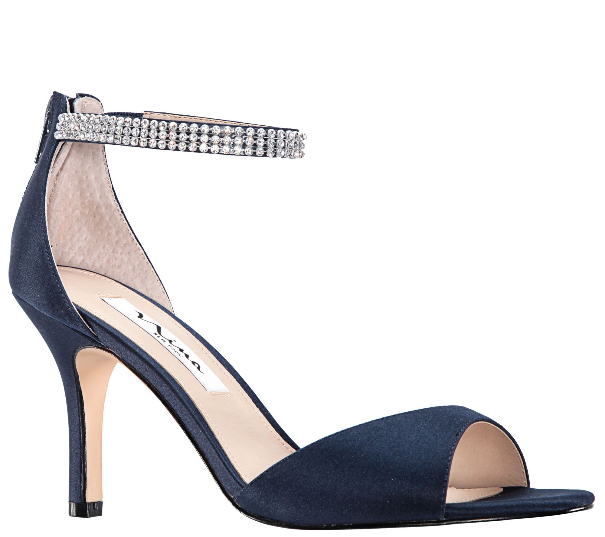 nina rhinestone heels