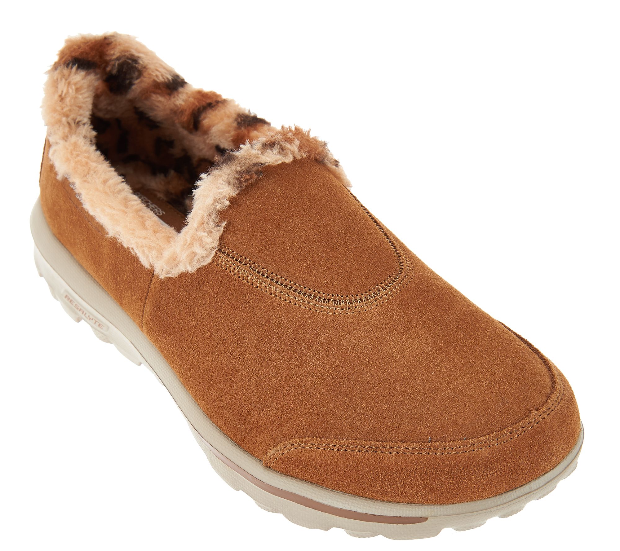 fur lined slip on shoes