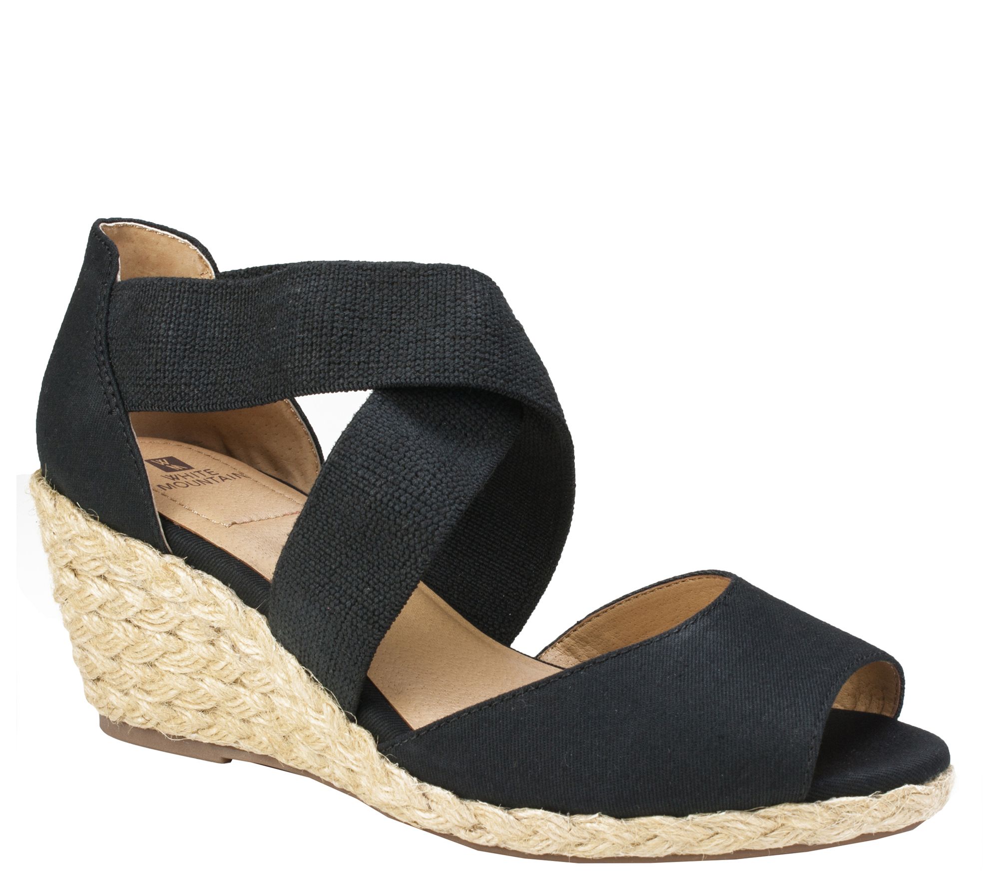 white mountain cisco espadrille wedges