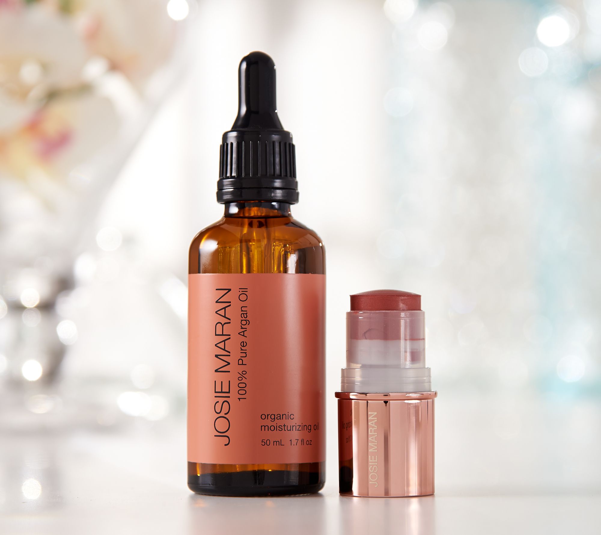 Josie Maran 100% Pure Argan Oil with Color Stick - QVC.com