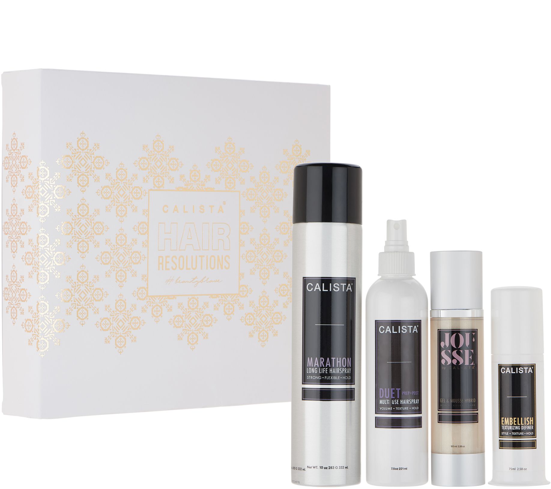 Calista Hair Resolutions 4 Piece Page 1 Qvc Com