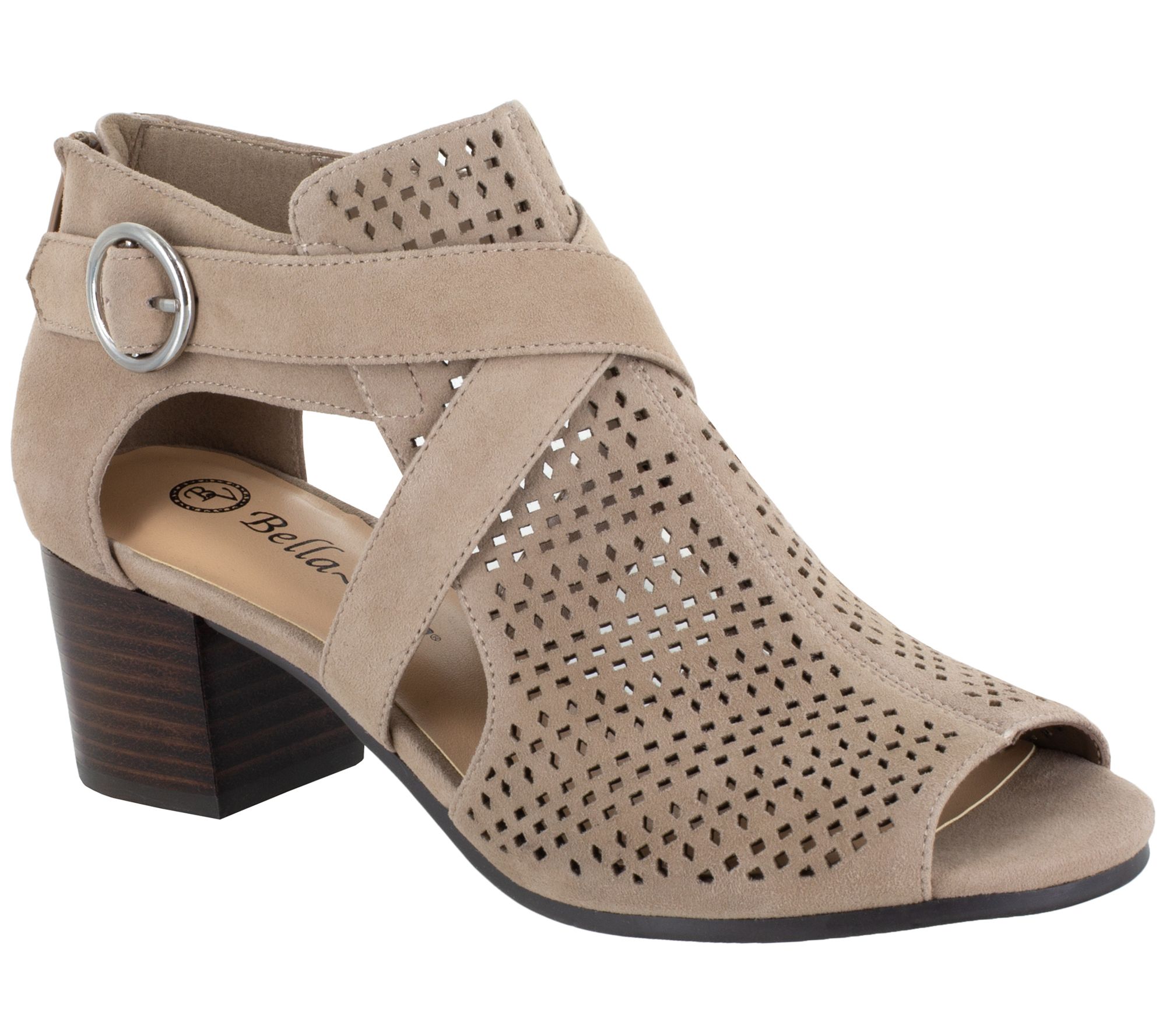 delaney block heel mule