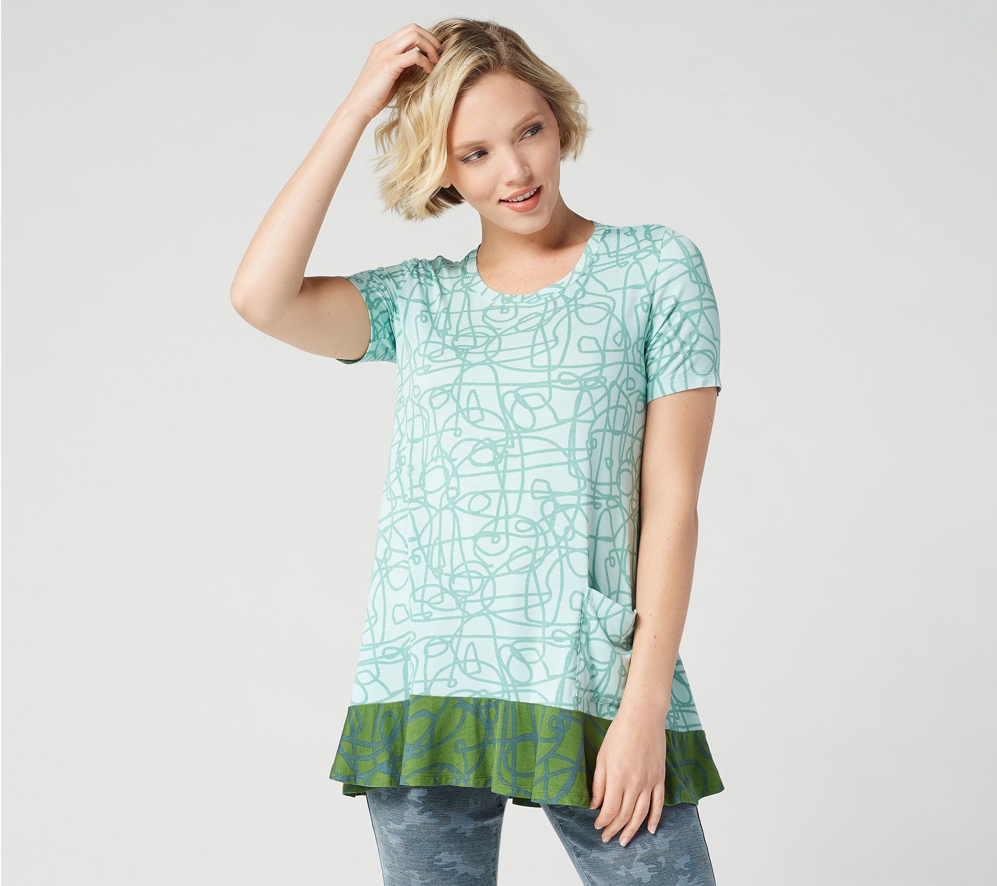 qvc clearance tops