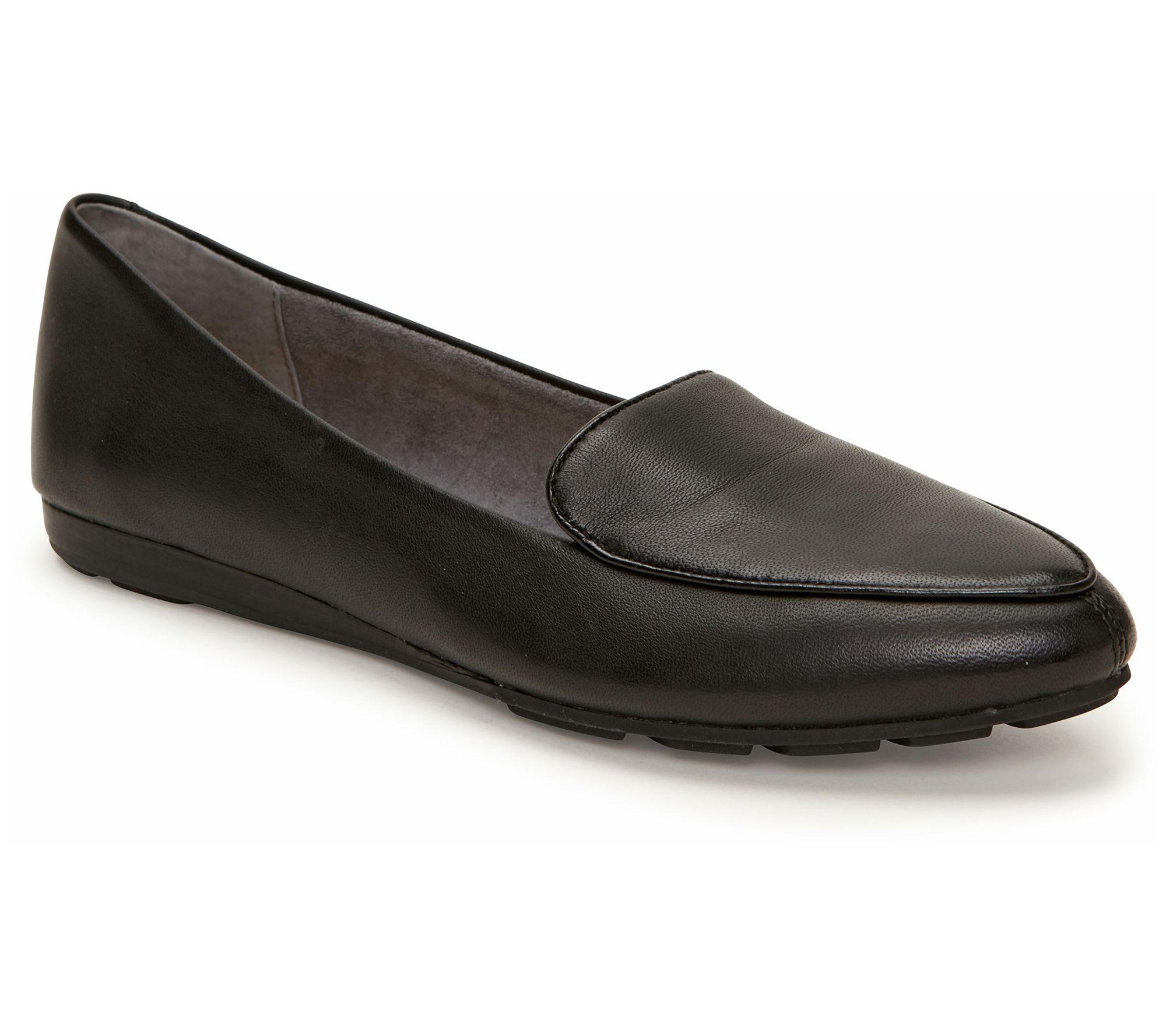 Me Too Slip-On Leather Wedge-Sole Loafers - Anissa - QVC.com