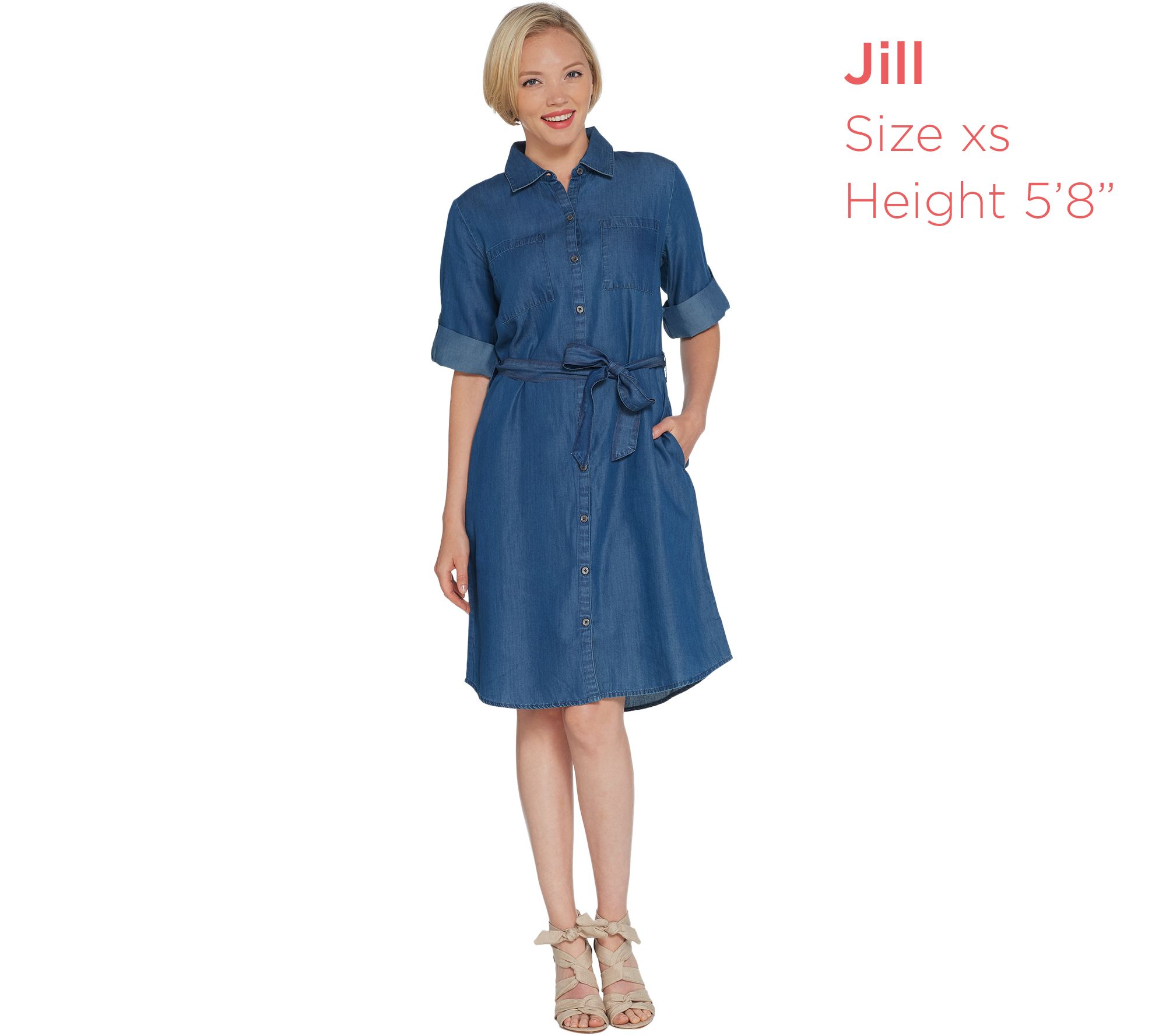Sleeve Shirt Dress 