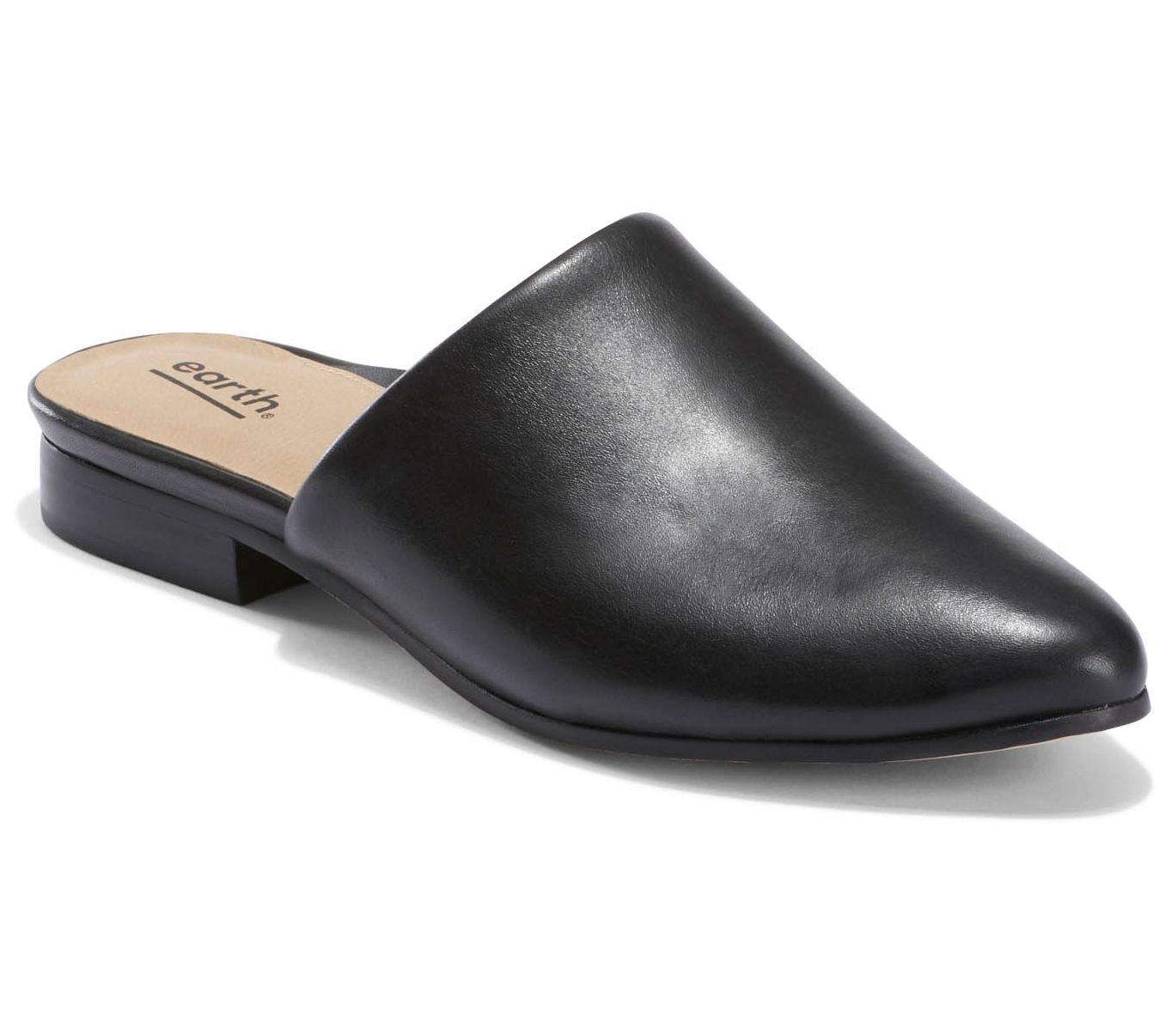 slip on leather clogs