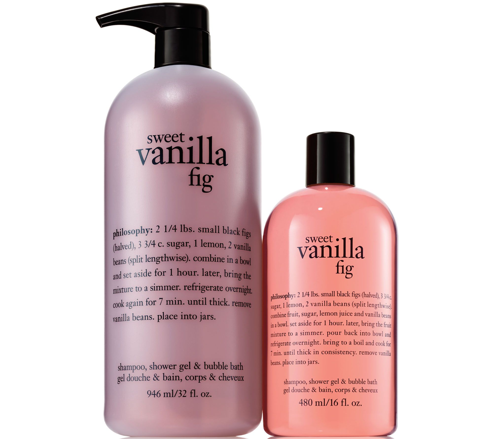 philosophy fresh, creamy & sweet shower gel duo - Page 1 — QVC.com