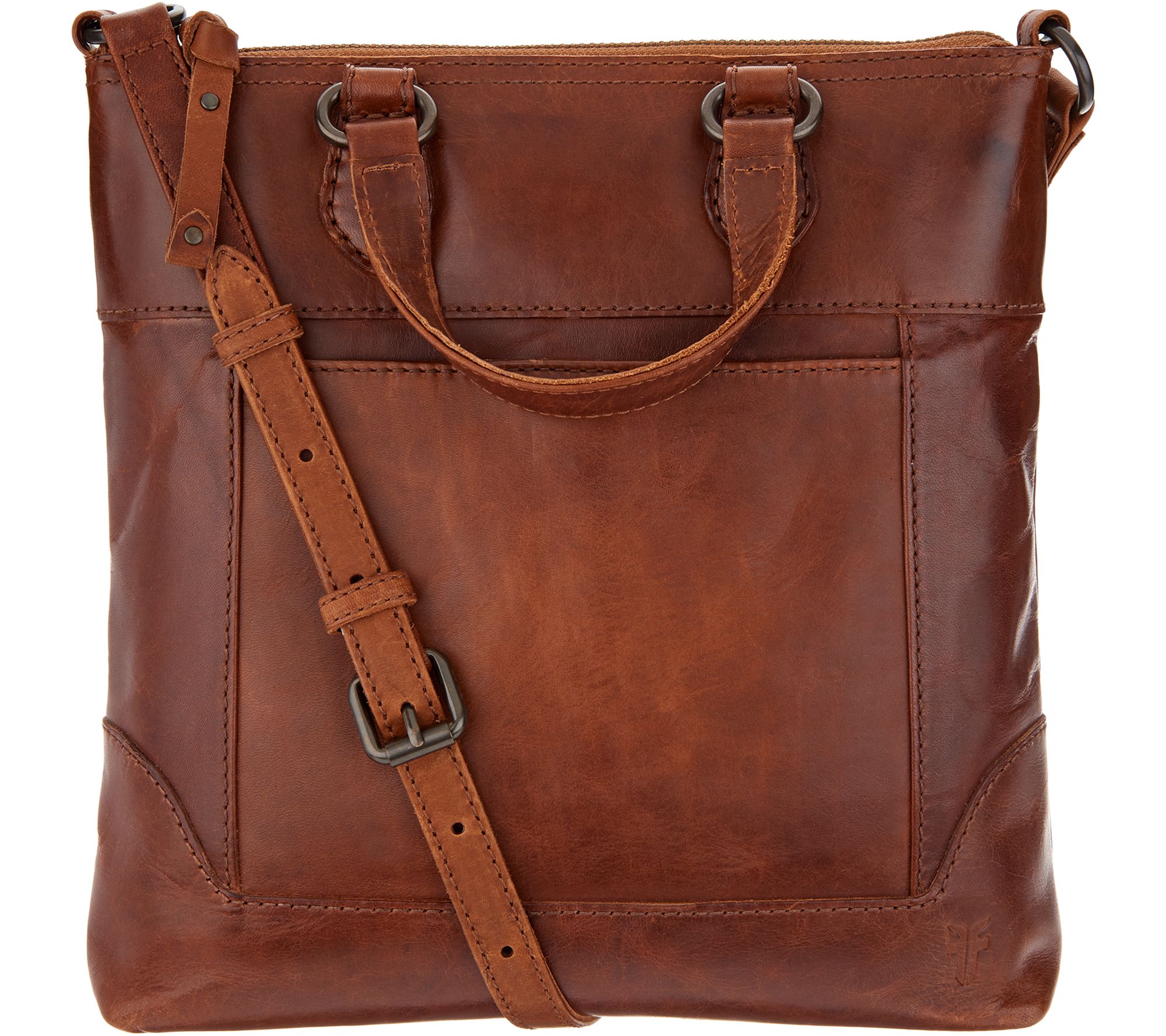 Frye Leather Melissa Small Tote Crossbody - 0