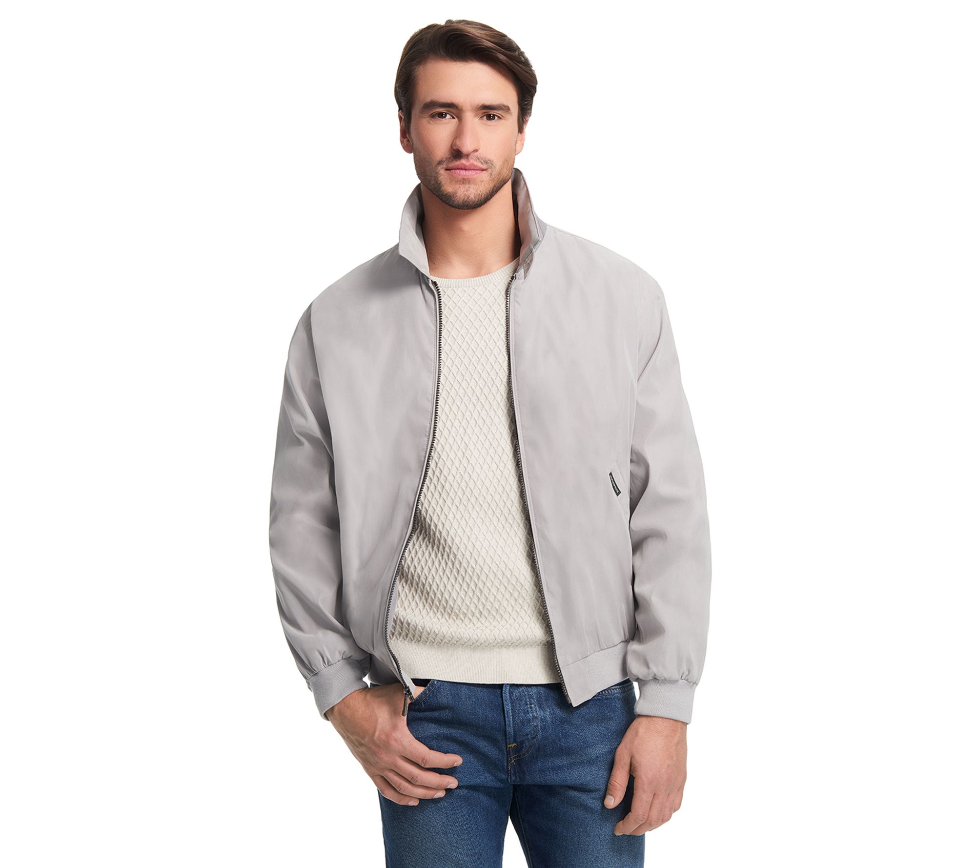 Weatherproof Men's Microfiber Golf Jacket - Ext ended Sizes