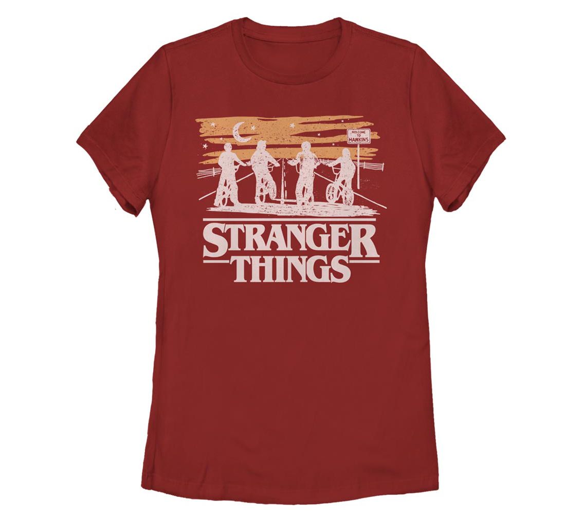 Fifth Sun Women's Stranger Things Jank Drawing ed Tee