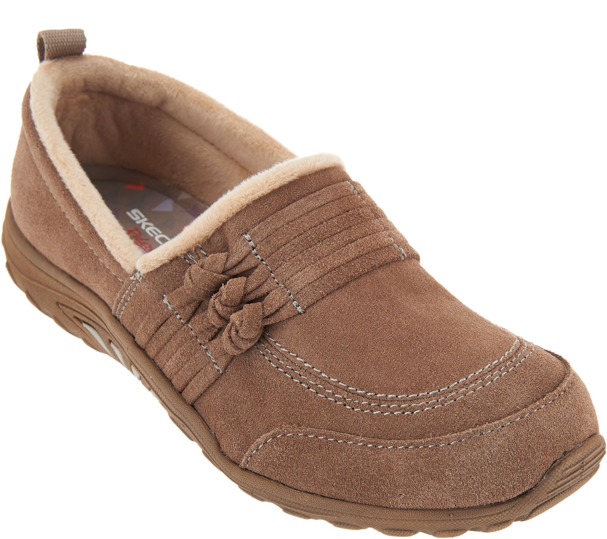 Skechers Suede Knotted Slip-on Shoes - Reggae Fest Loungy - Page 1 ...