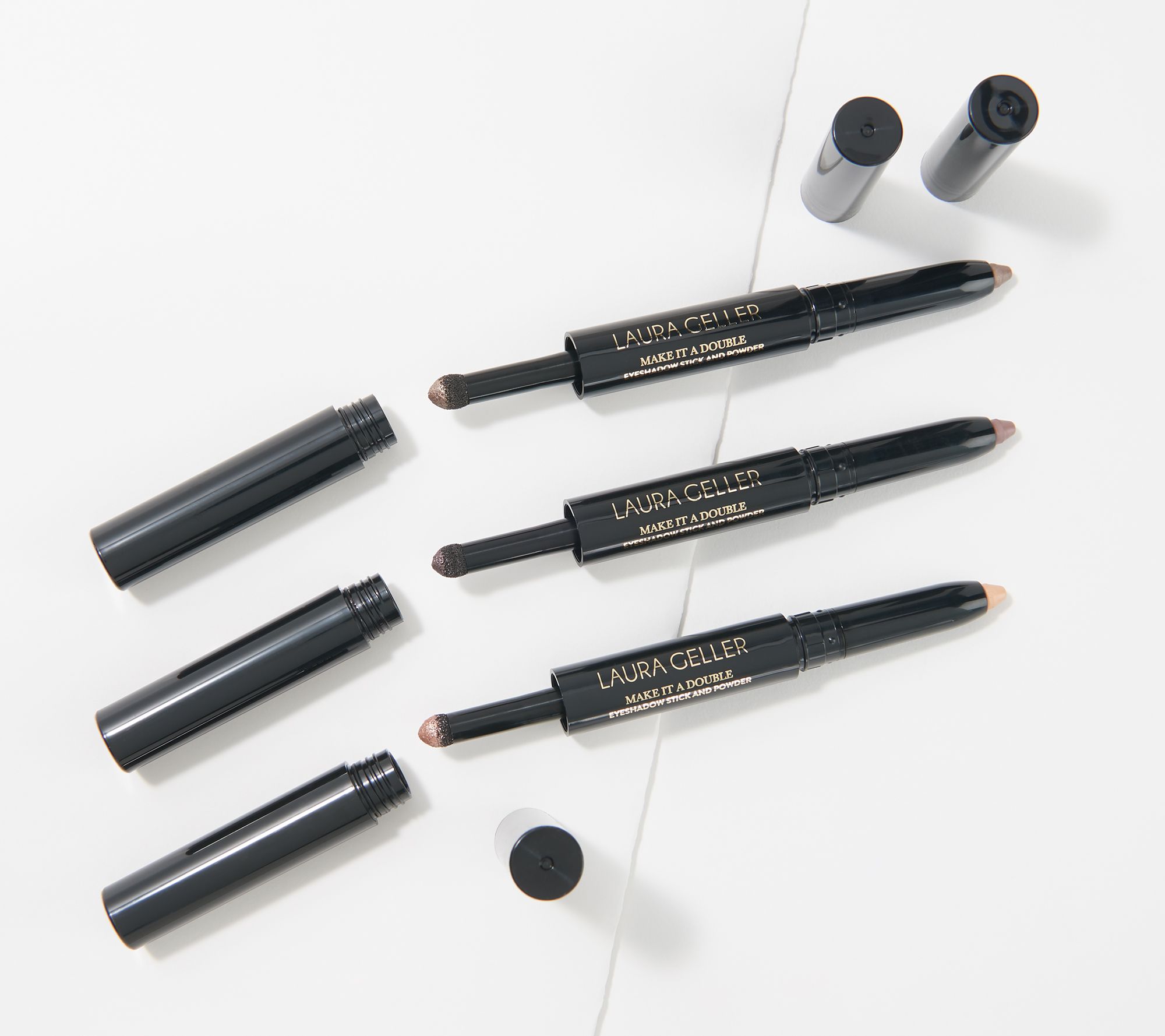 UPC 849154051007 product image for Laura Geller Double Ended Eye Shadow and Powder Stick Trio | upcitemdb.com