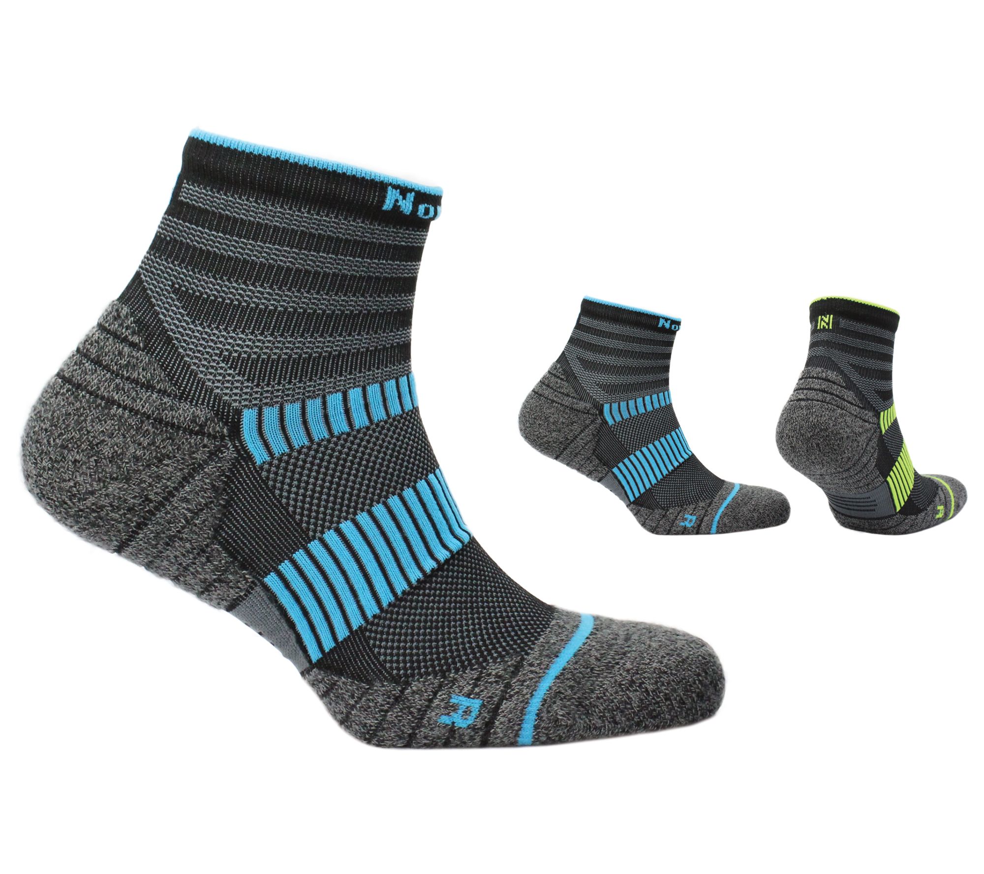 Norfolk Unisex Set of 2 Cushion Polypropylene Quarter Socks