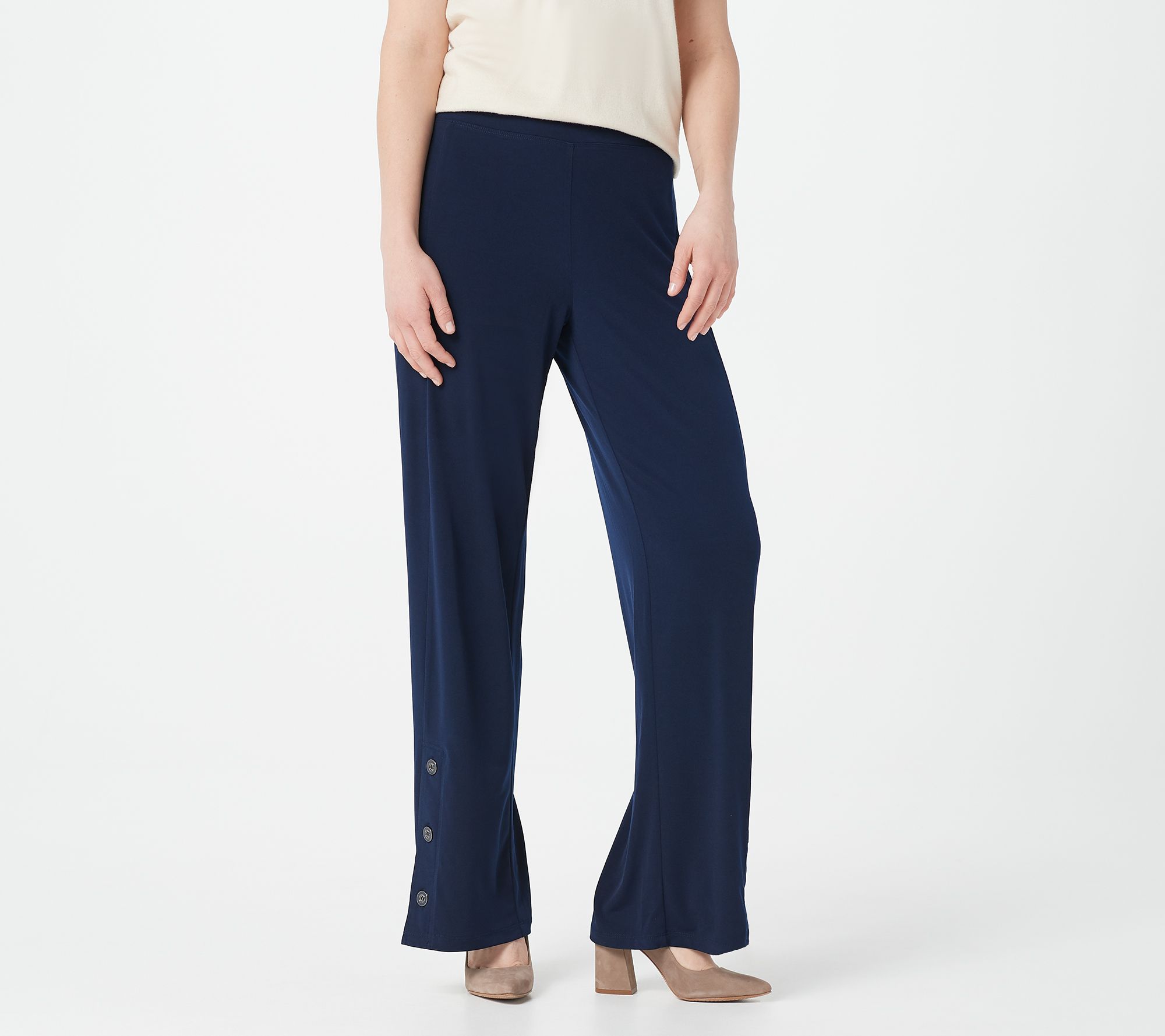 susan graver wide leg pants