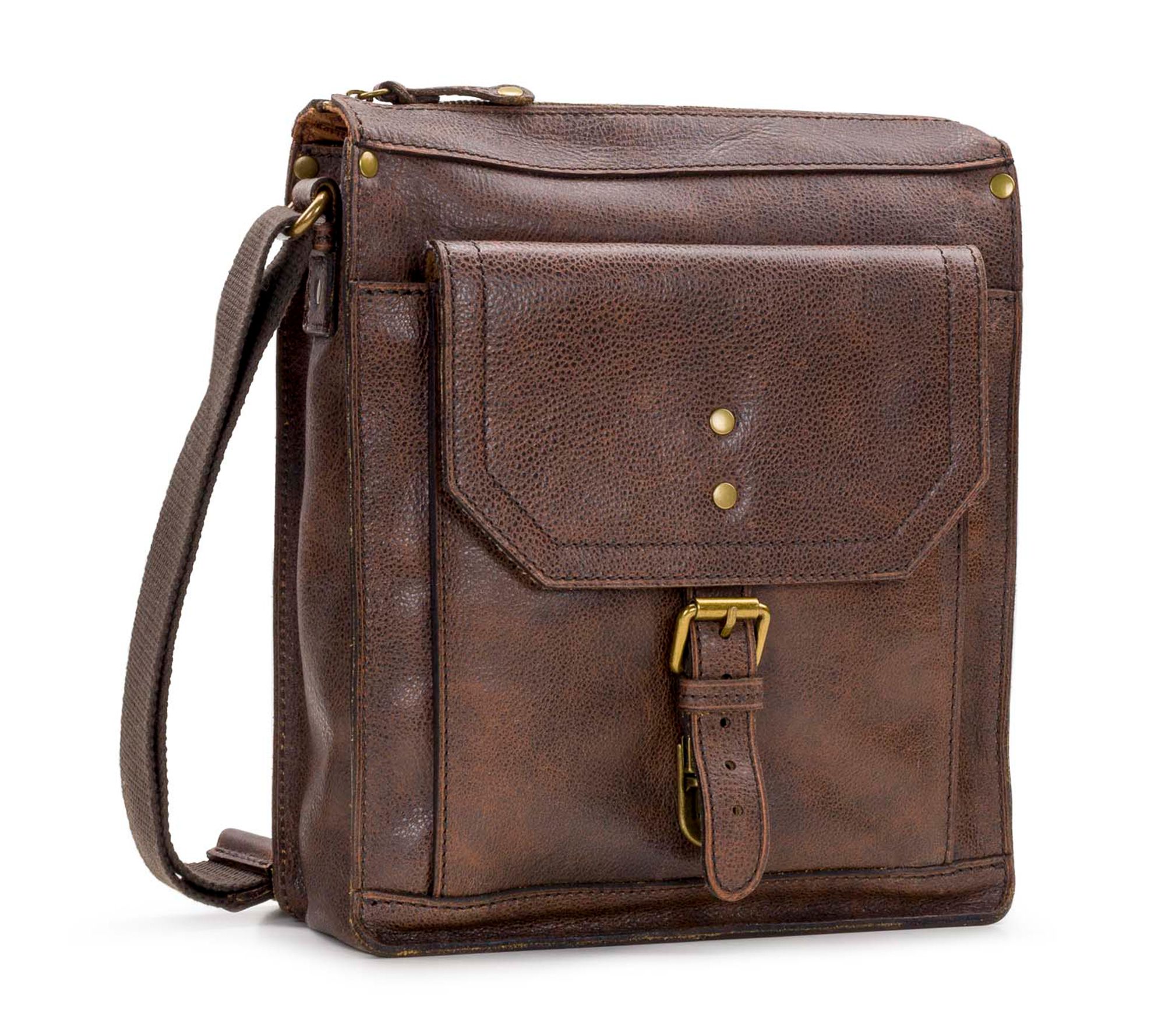 nash men's tuscan leather messenger