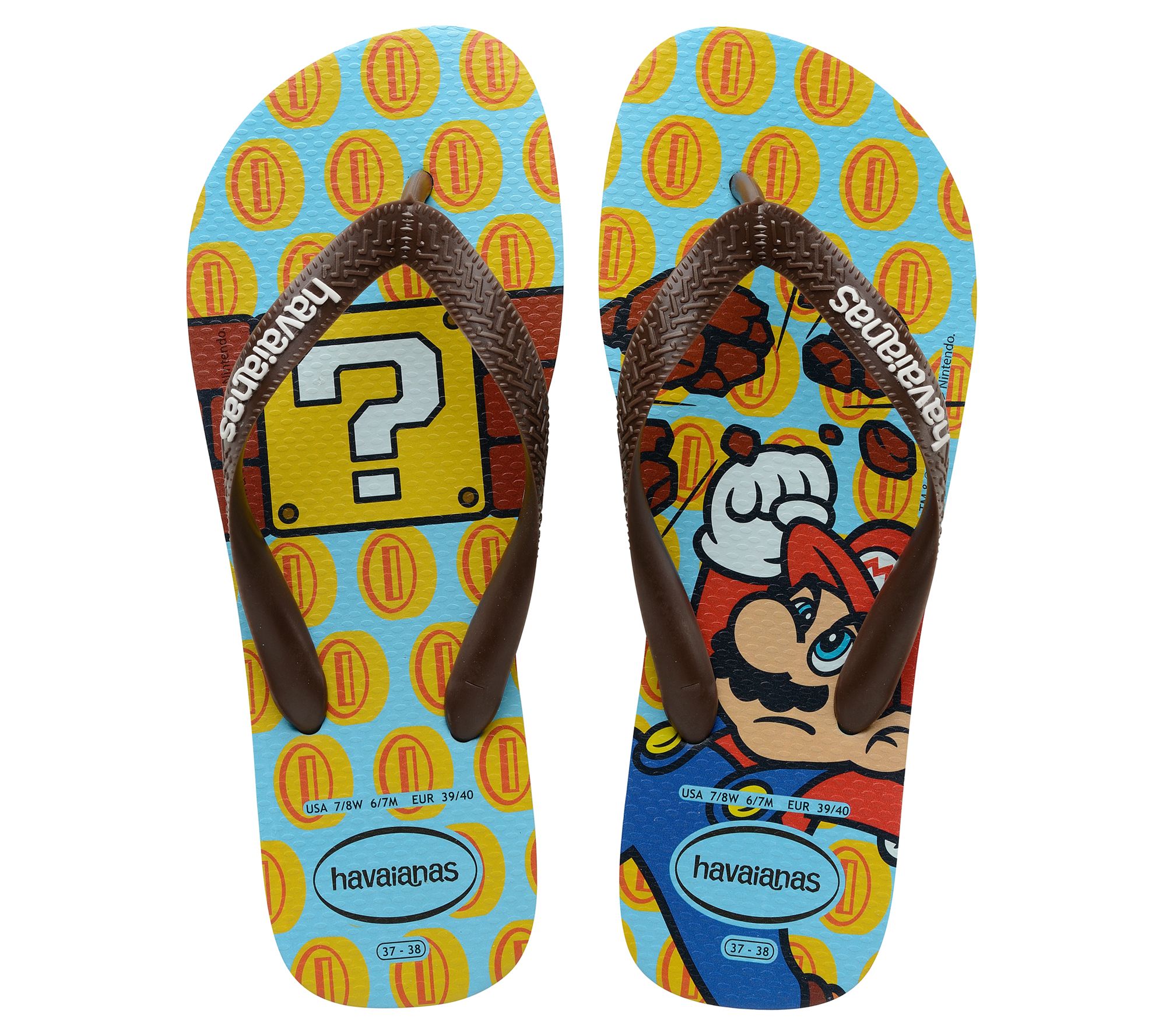 havaianas mario flip flops