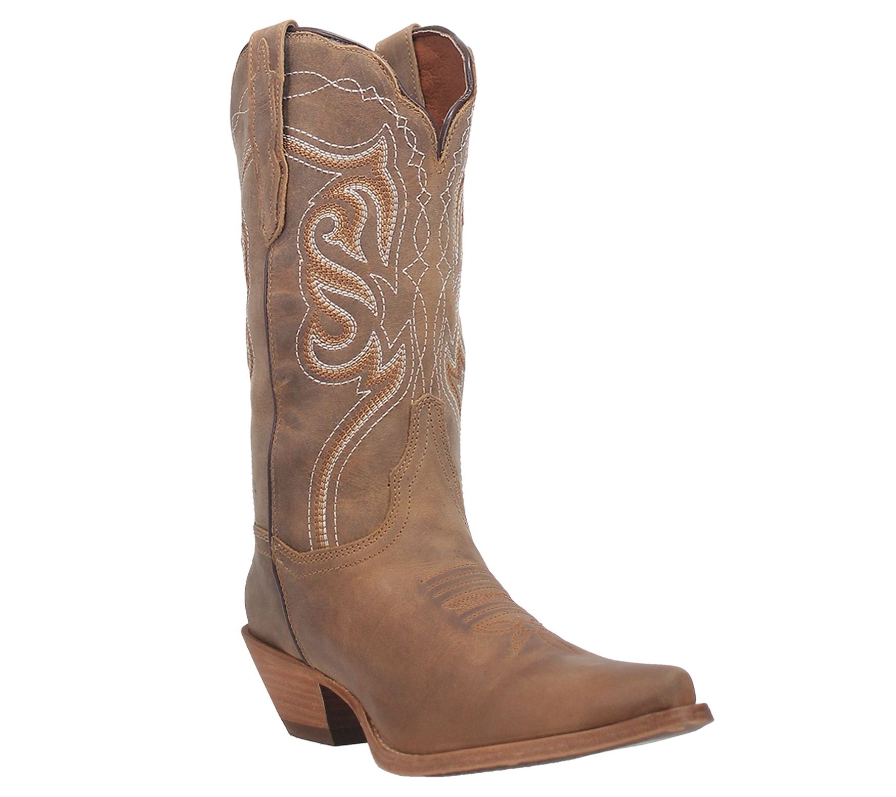 Dan Post Women's Karmel Leather Pull On Boots