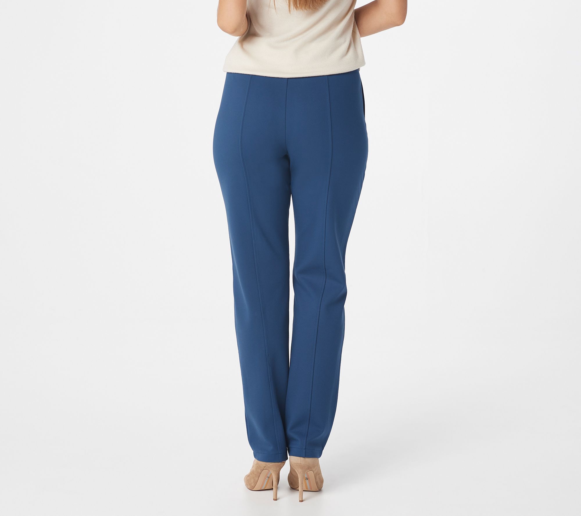 qvc susan graver ponte knit pants