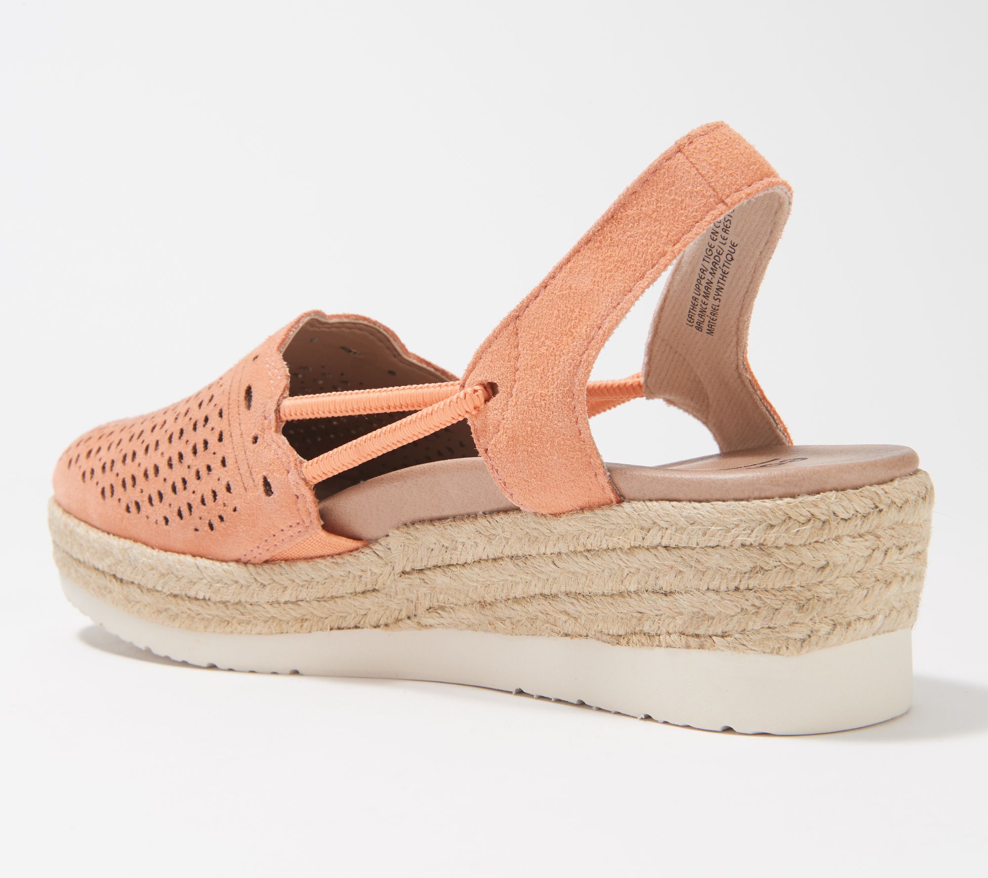 suede espadrille slides