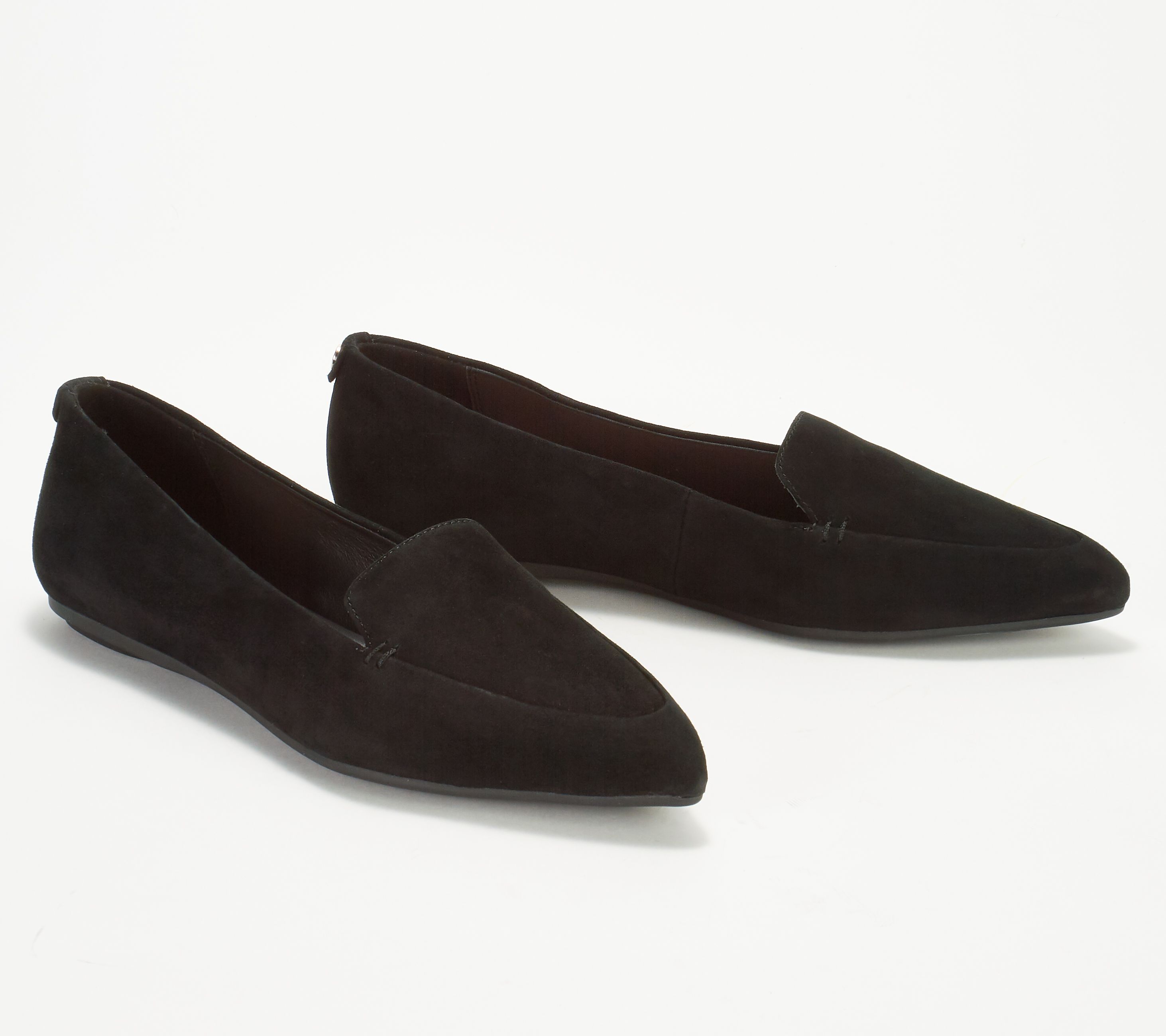 taryn rose faye suede flat loafers