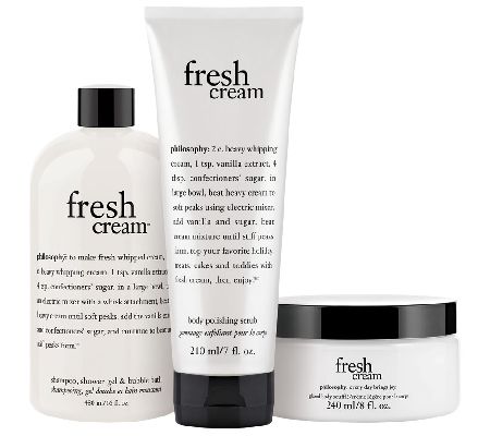 philosophy fresh cream body experience — QVC.com