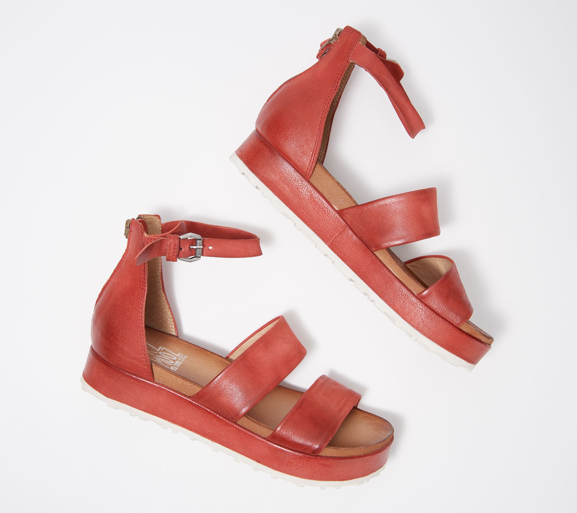 leather ankle strap sandals