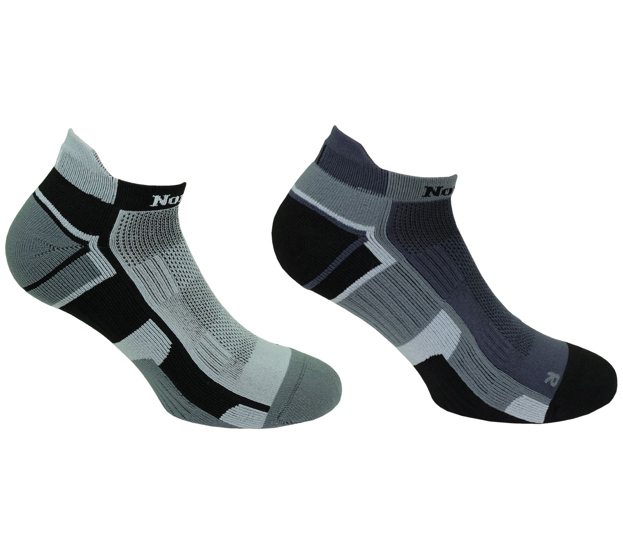 Norfolk Unisex Set of 2 Microfiber Cushion Low Socks - Carter