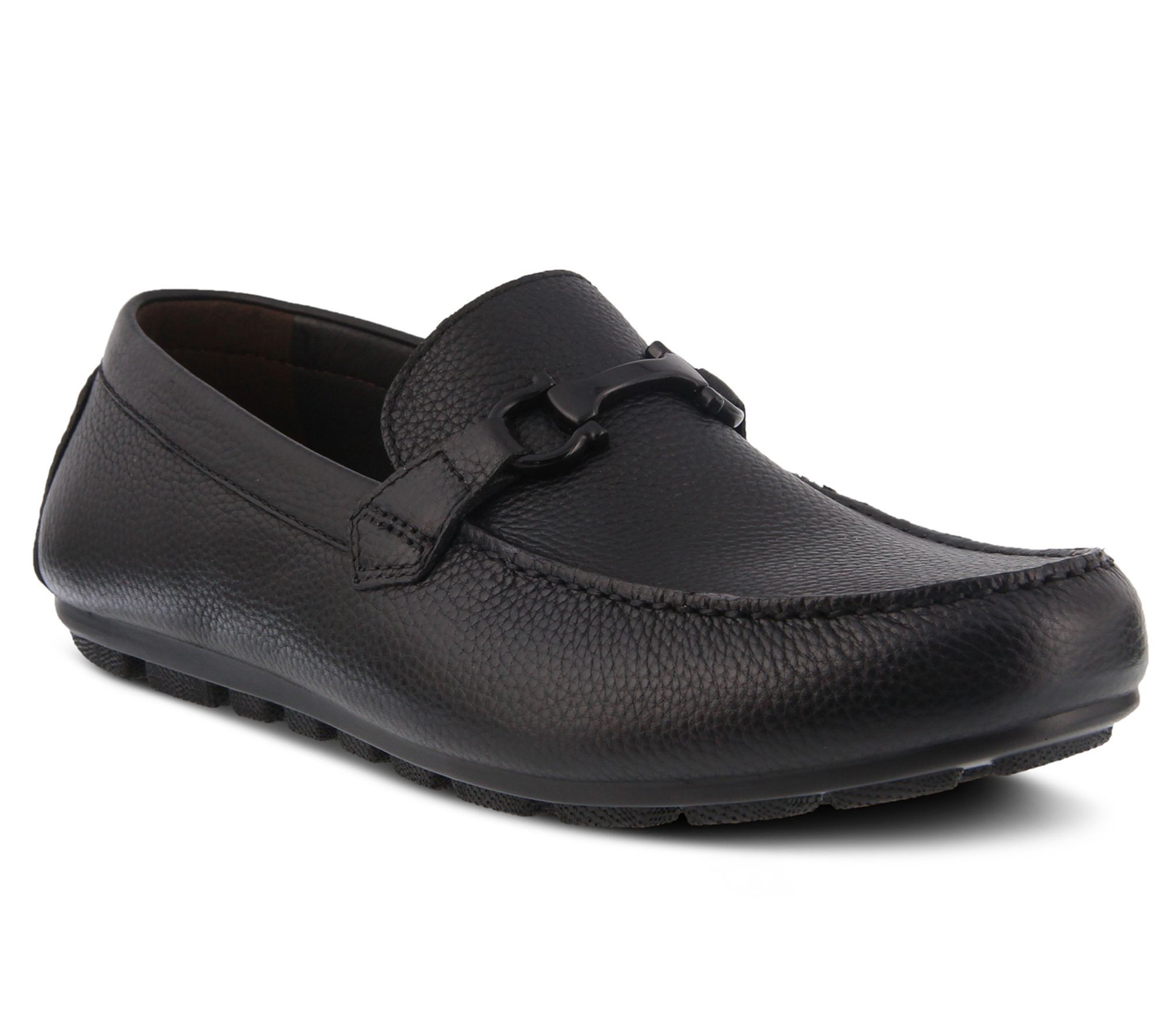 Spring Step Men's Slip-On Leather Driving Mocca sins - Jarrett