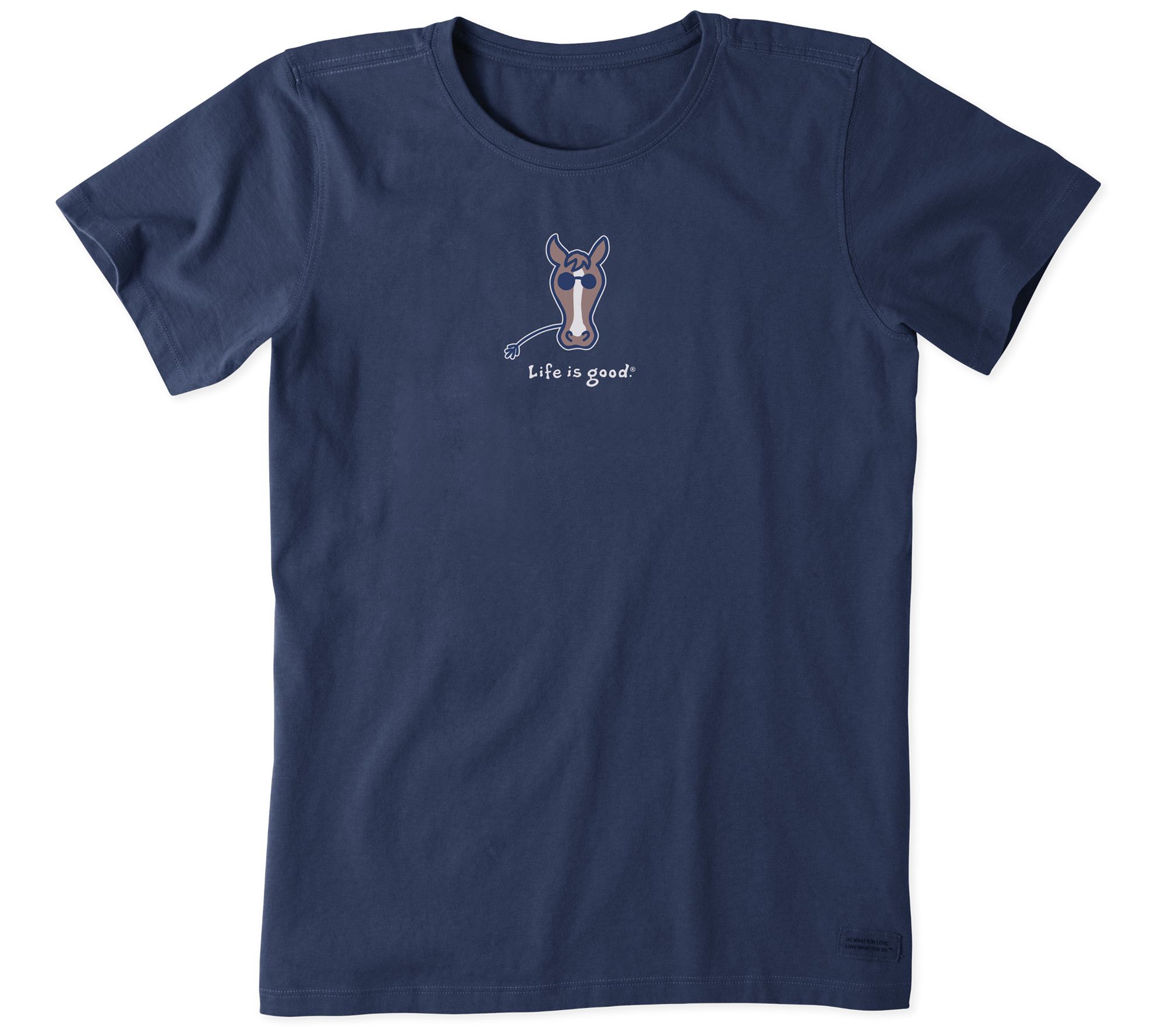 Life is Good Women's Horse Crusher Tee