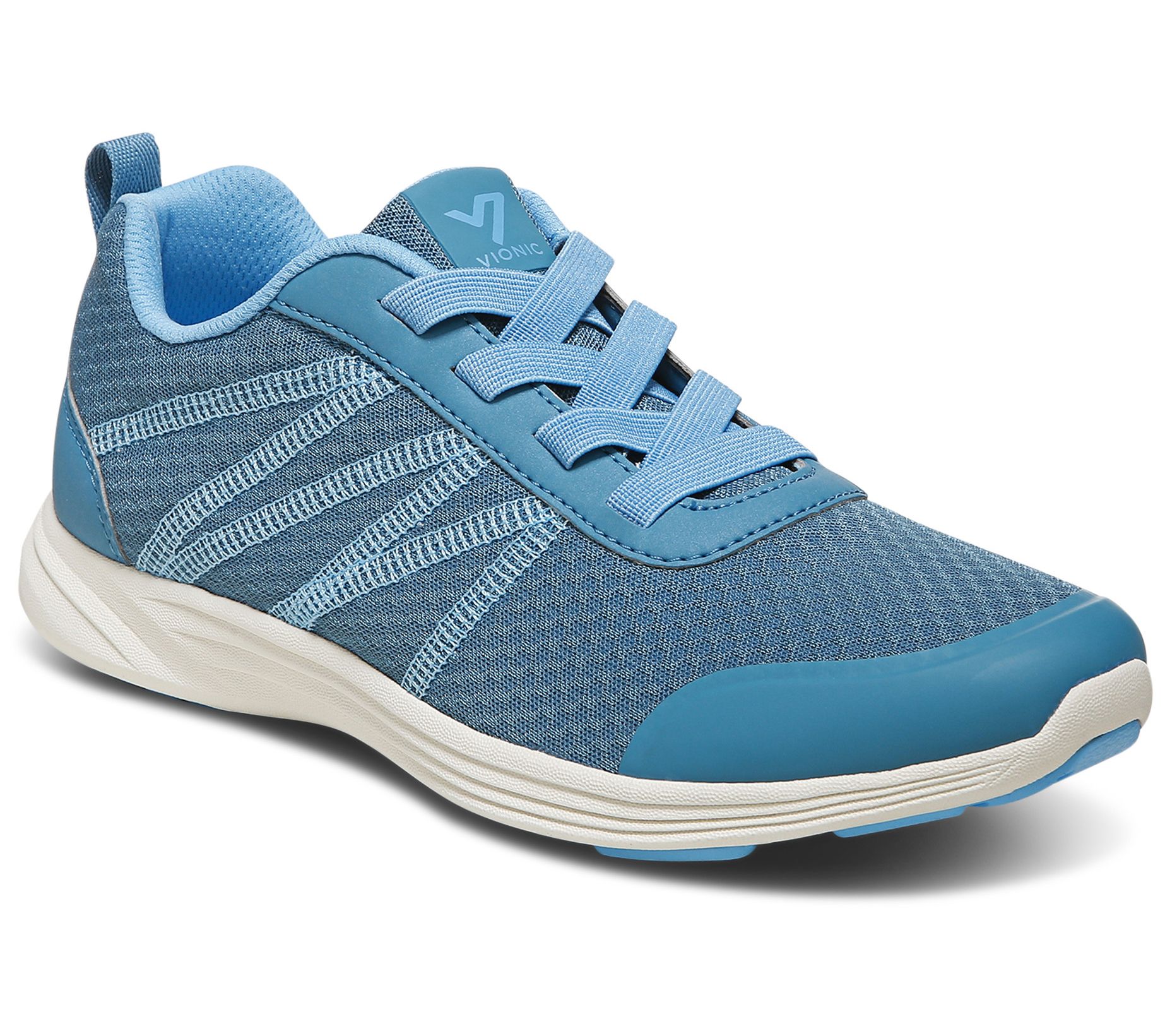vionic suede and mesh adjustable sneakers