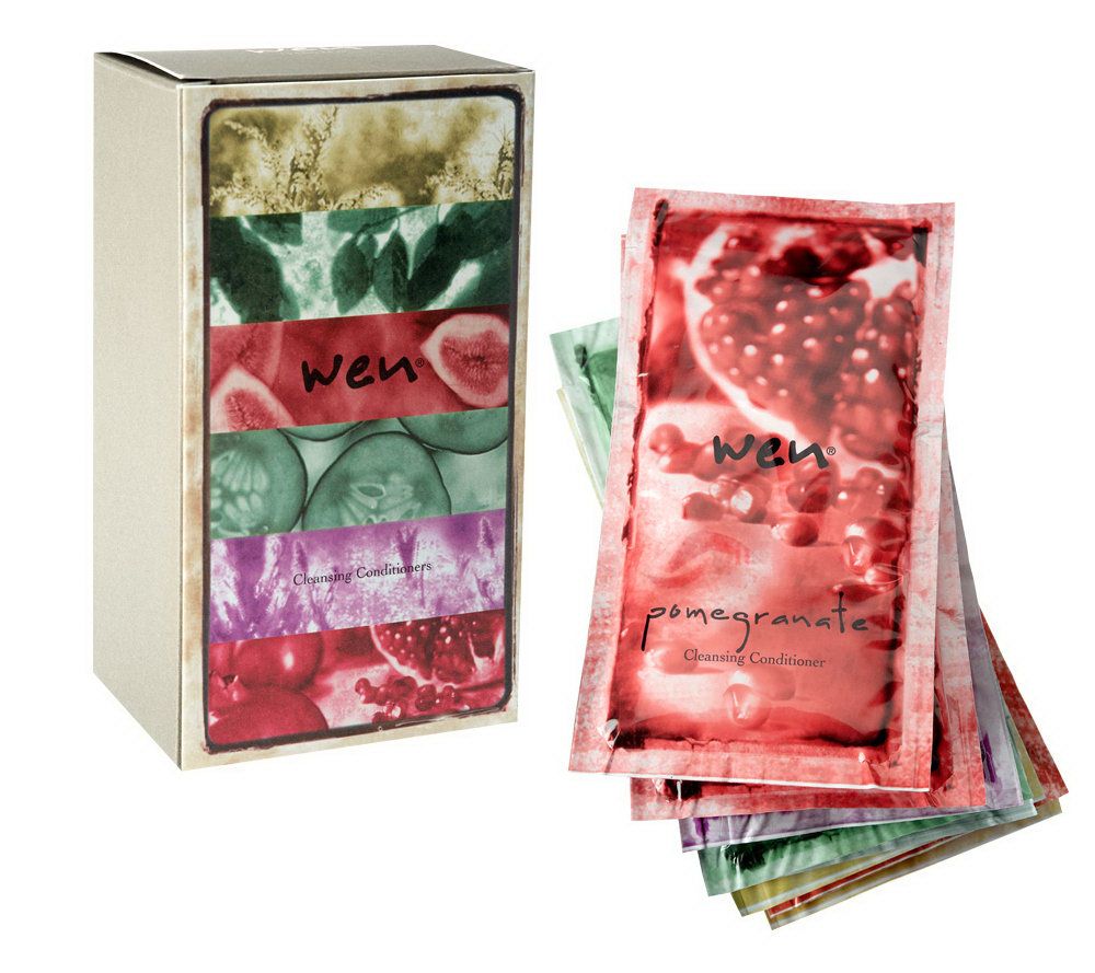Wen By Chaz Dean Set Of 8 Cleansing Conditioner Travel Packette