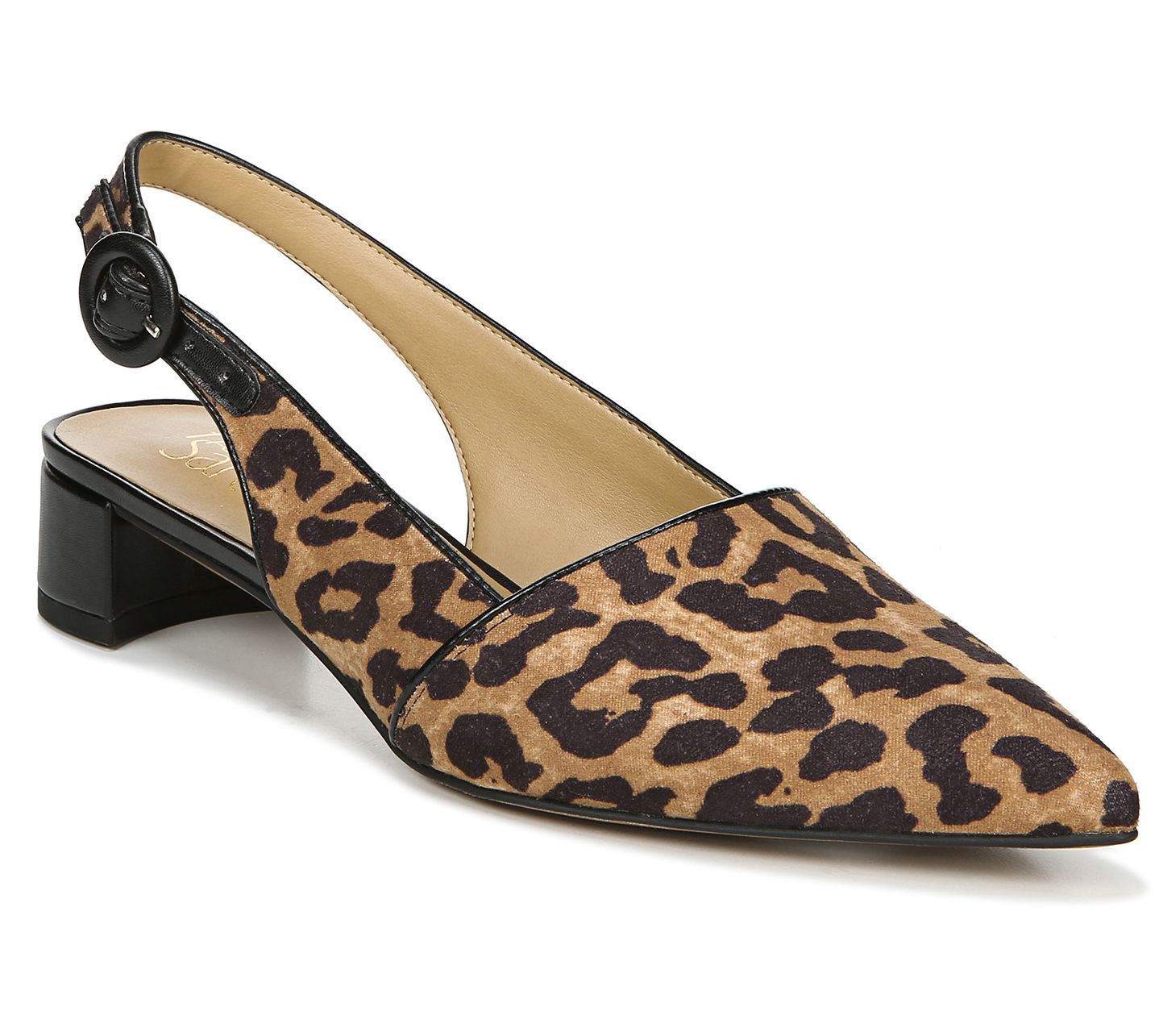 franco sarto leopard heels